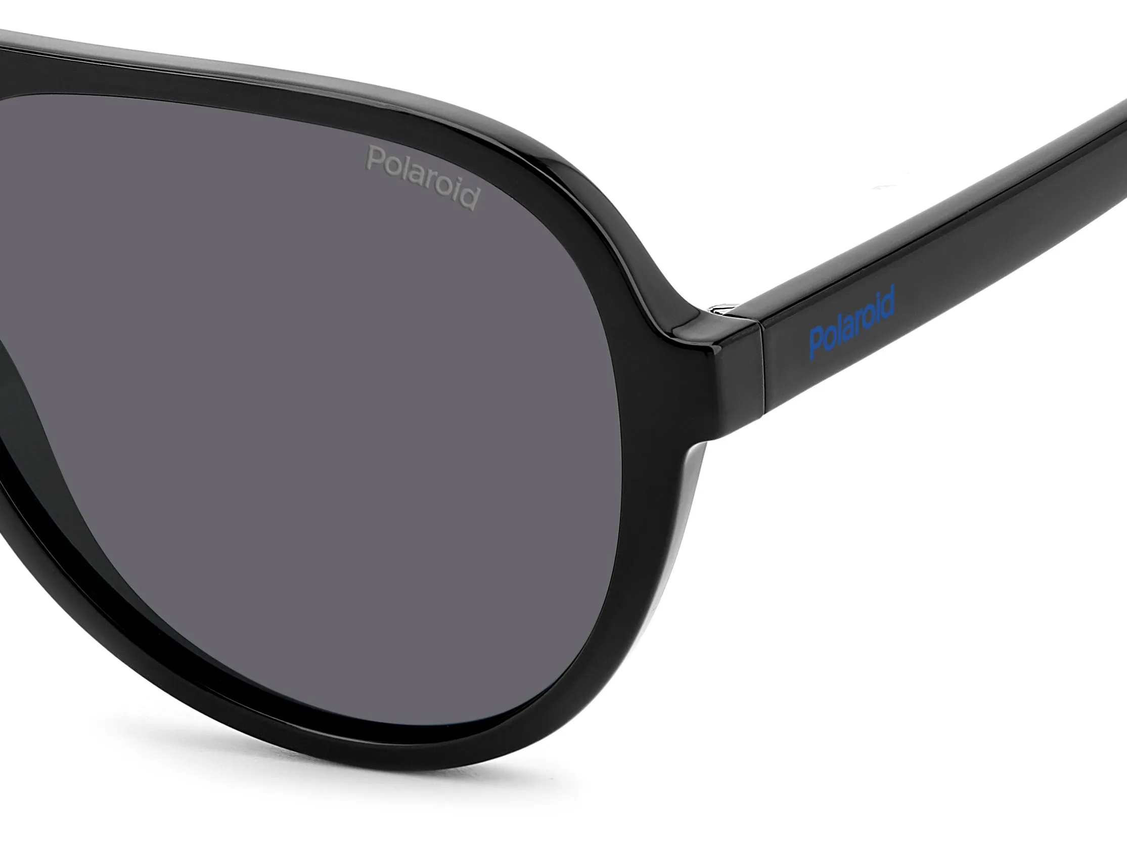 Polaroid Junior Polaroid PLD 8046/S/T 807/M9 Occhiali da sole bambino Plastica Nero Grigio Pilot Polarizzata - immagine 4