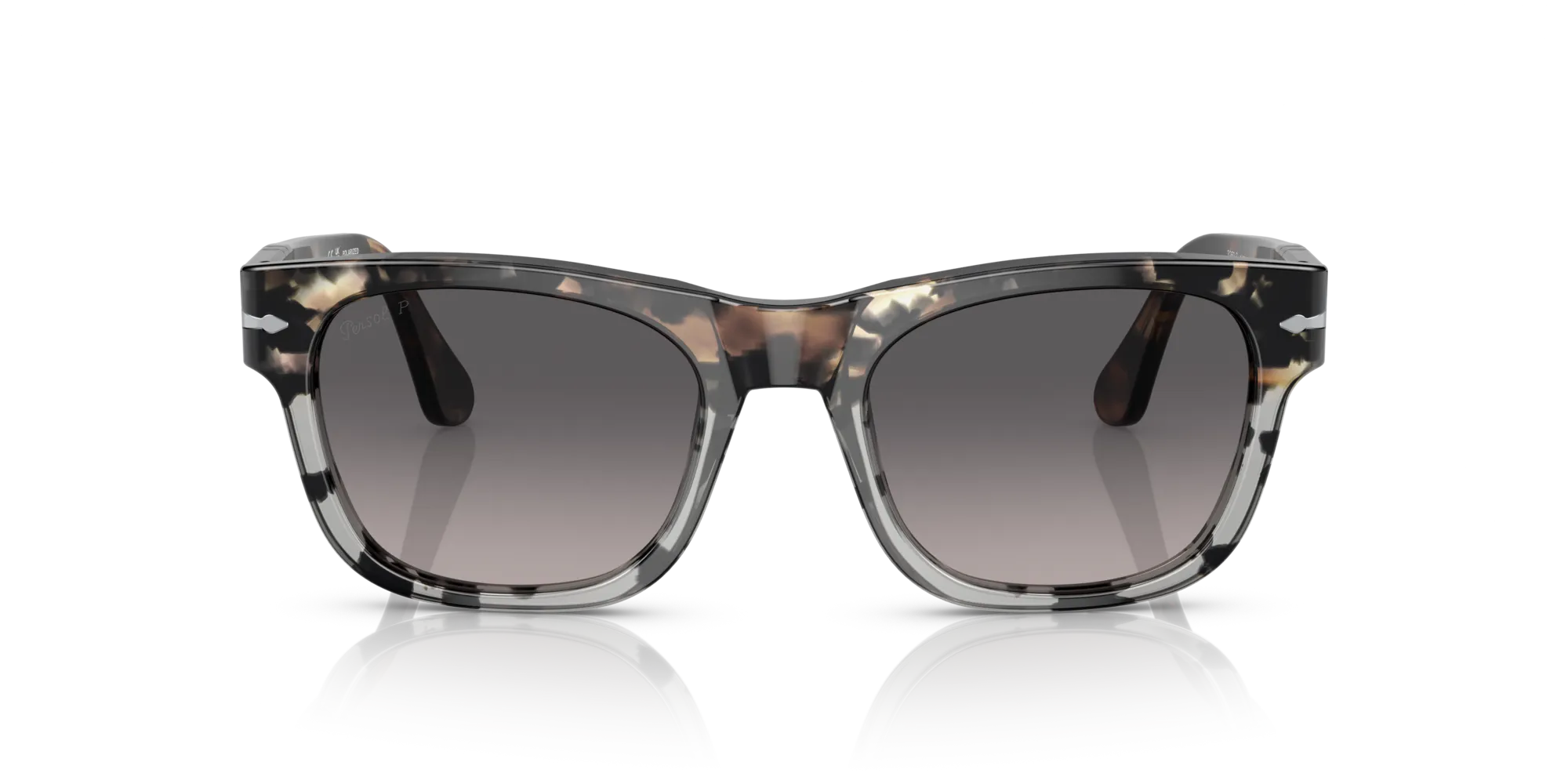Persol PO3269S 1159M3 Occhiali da sole Plastica Tartaruga Grigio Squadrata Polarizzata Sfumato - immagine 3