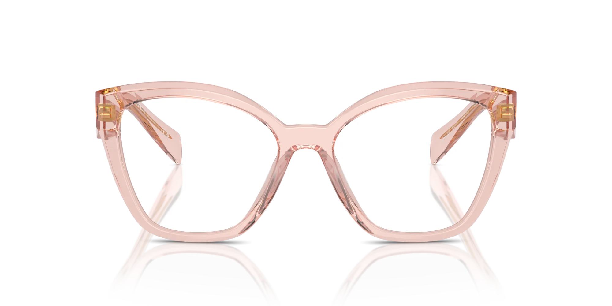 Prada PR 20ZV 19Q1O1 Montature da vista Acetato Rosa Geometrica Normale - immagine 3