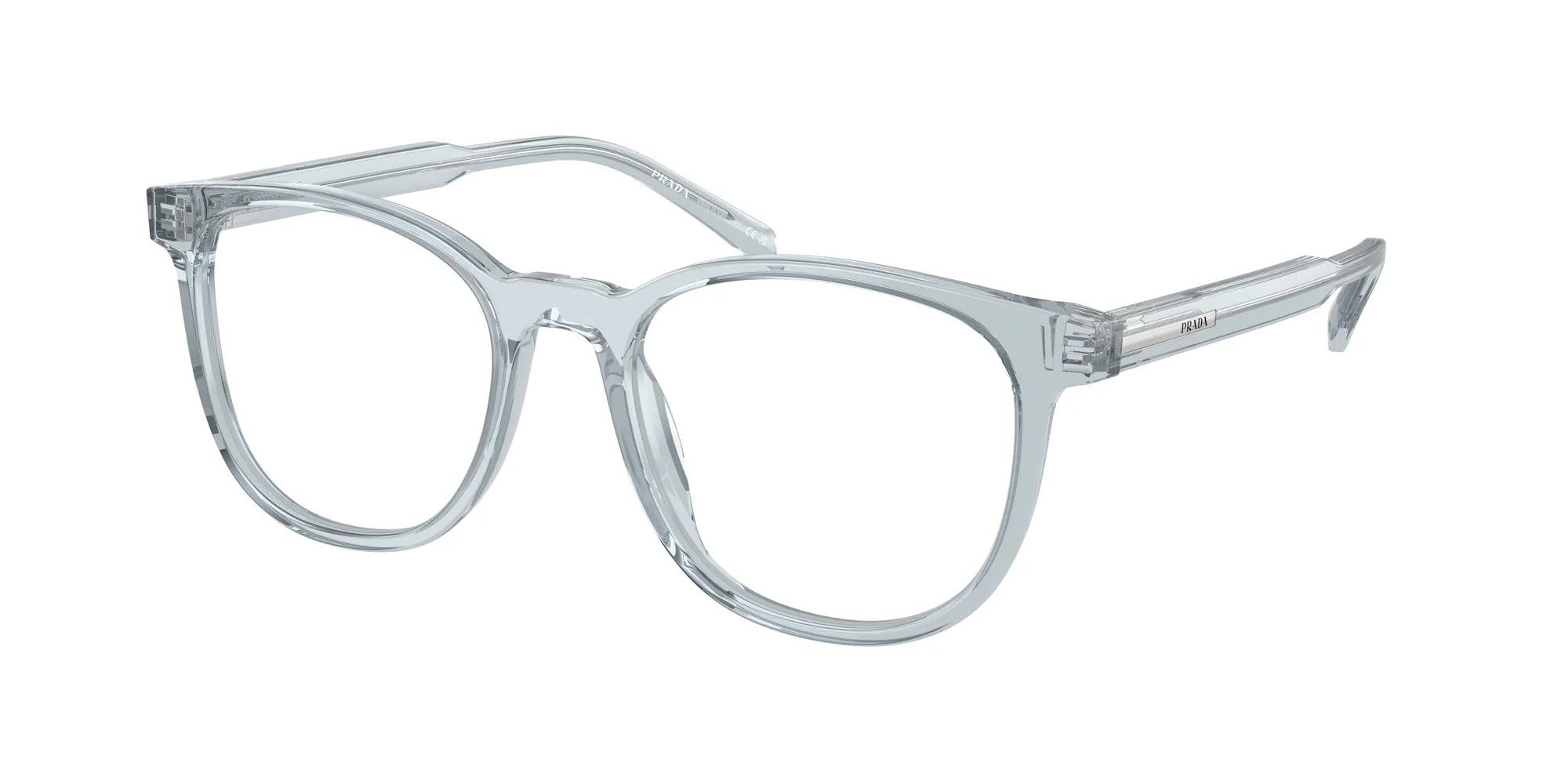Prada PR A15V 19T1O1 Montature da vista Acetato Blu Pantos Normale - immagine 1