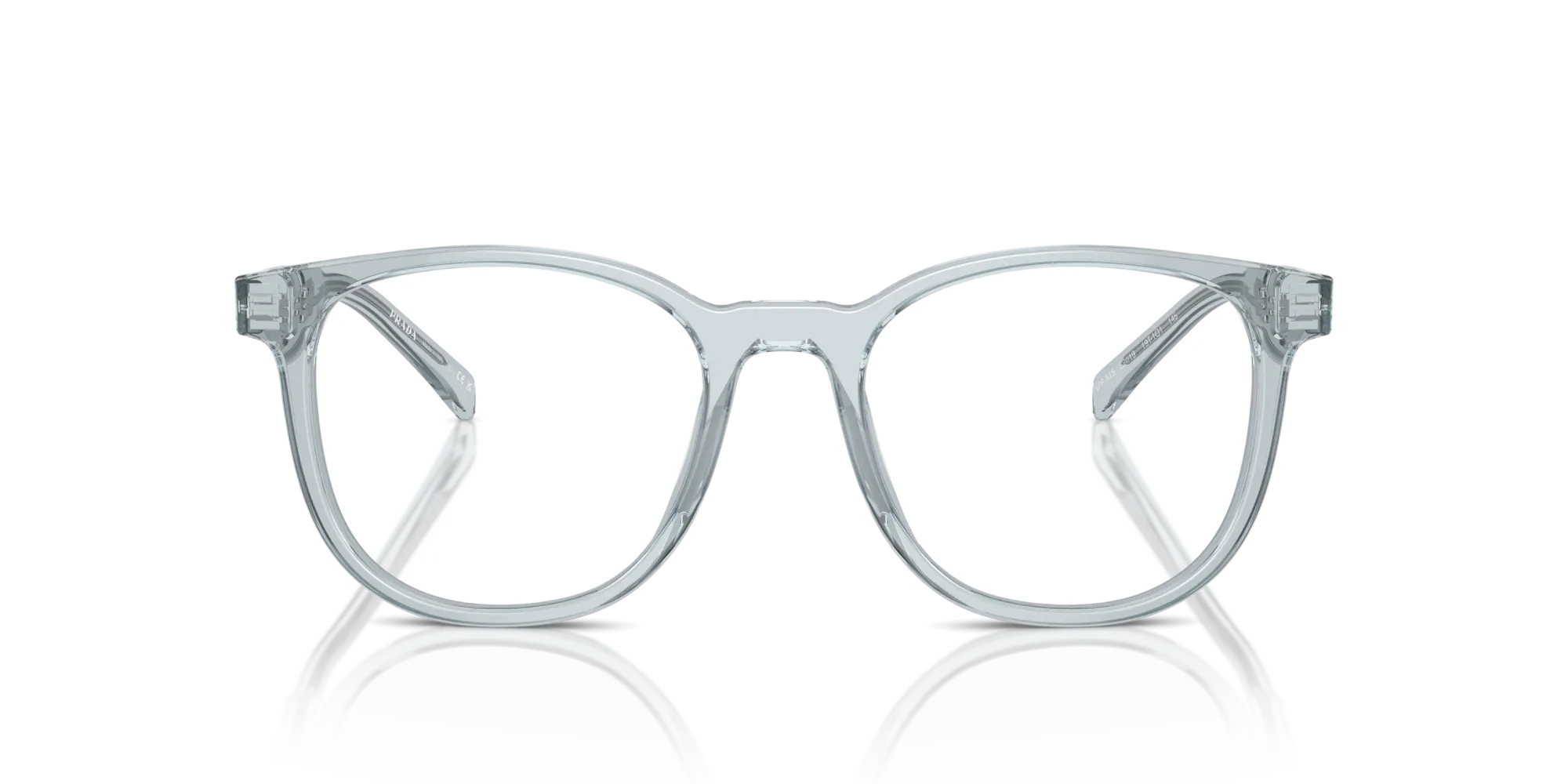 Prada PR A15V 19T1O1 Montature da vista Acetato Blu Pantos Normale - immagine 3