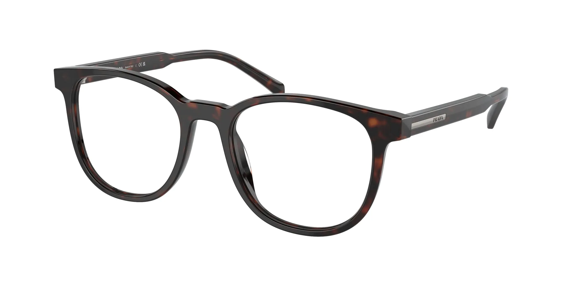 Prada PR A15V 17N1O1 Montature da vista Acetato Tartaruga Pantos Normale - immagine 1