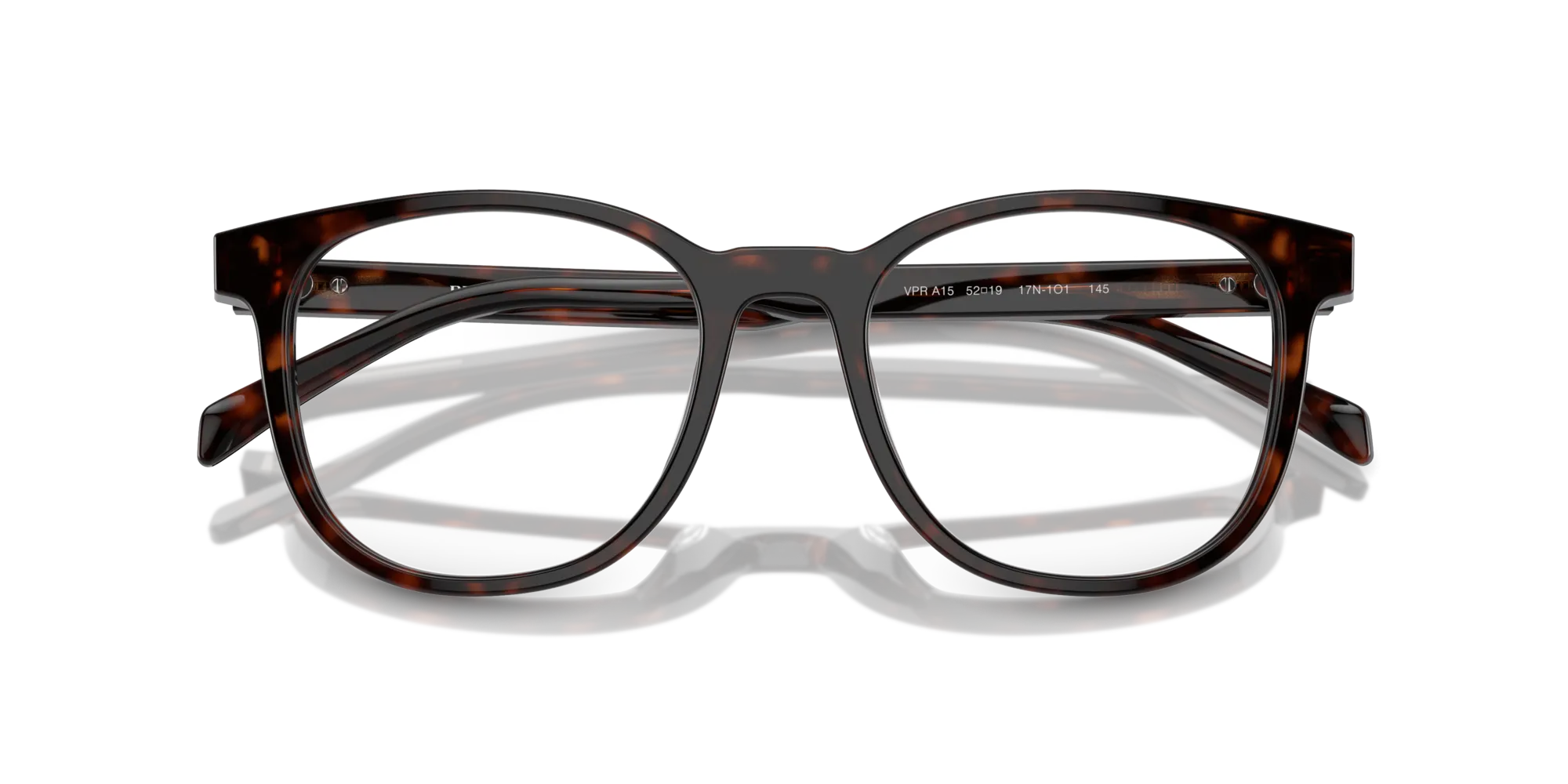 Prada PR A15V 17N1O1 Montature da vista Acetato Tartaruga Pantos Normale - immagine 2