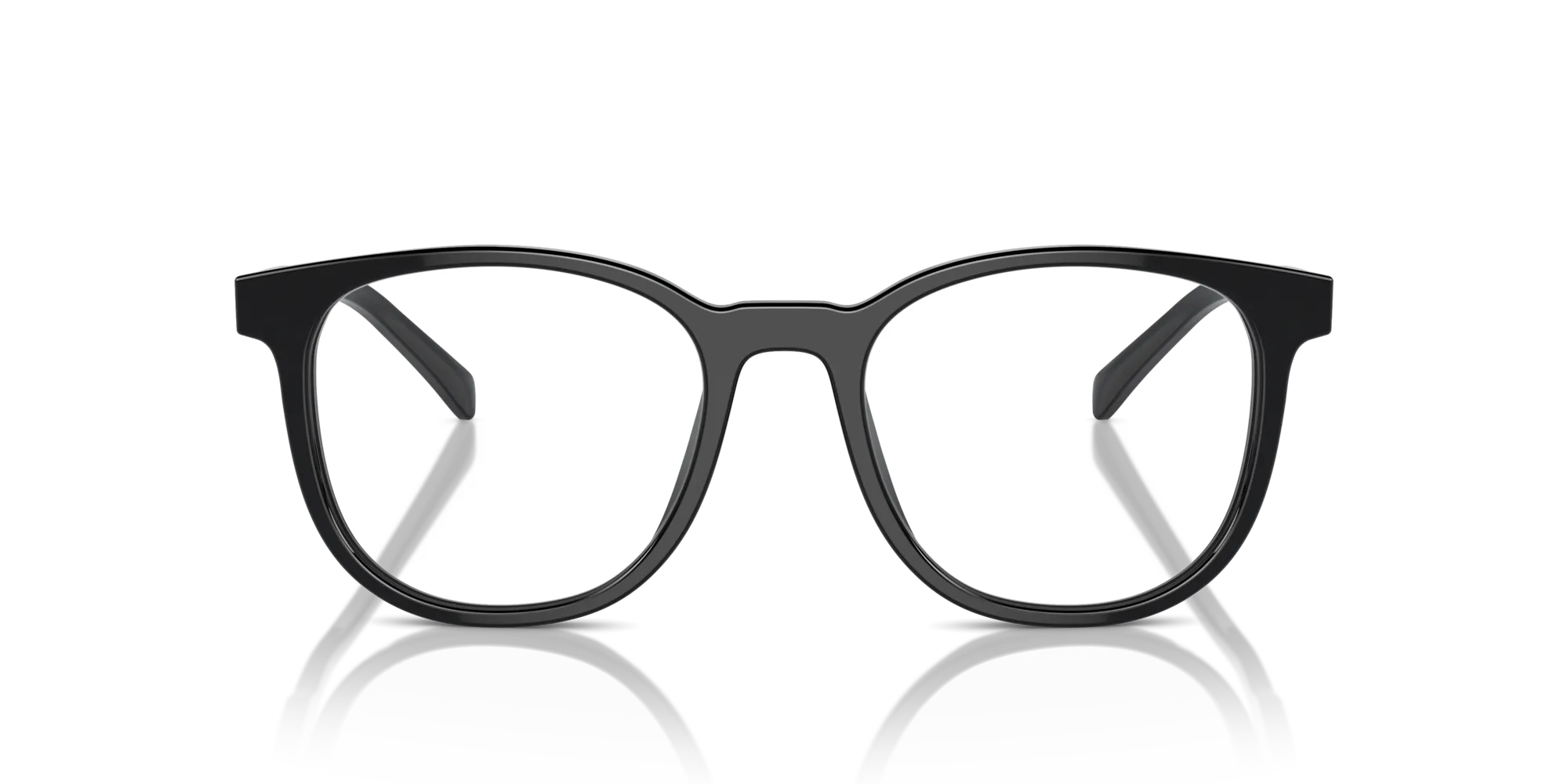 Prada PR A15V 16K1O1 Montature da vista Acetato Nero Trasparente Pantos Normale - immagine 3