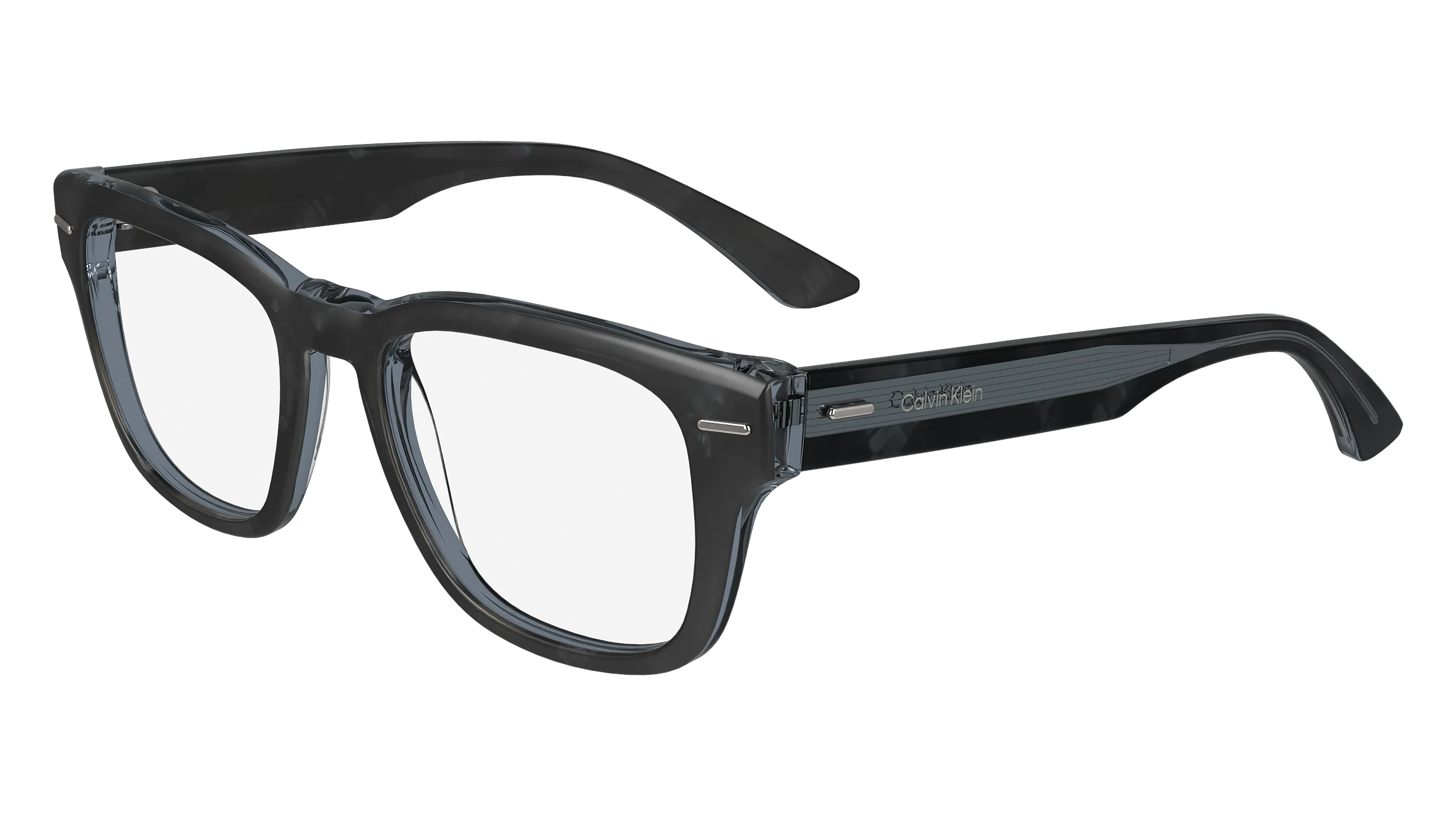 Calvin Klein CK24521 023 Montature da vista Acetato Grigio Squadrata Normale - immagine 1