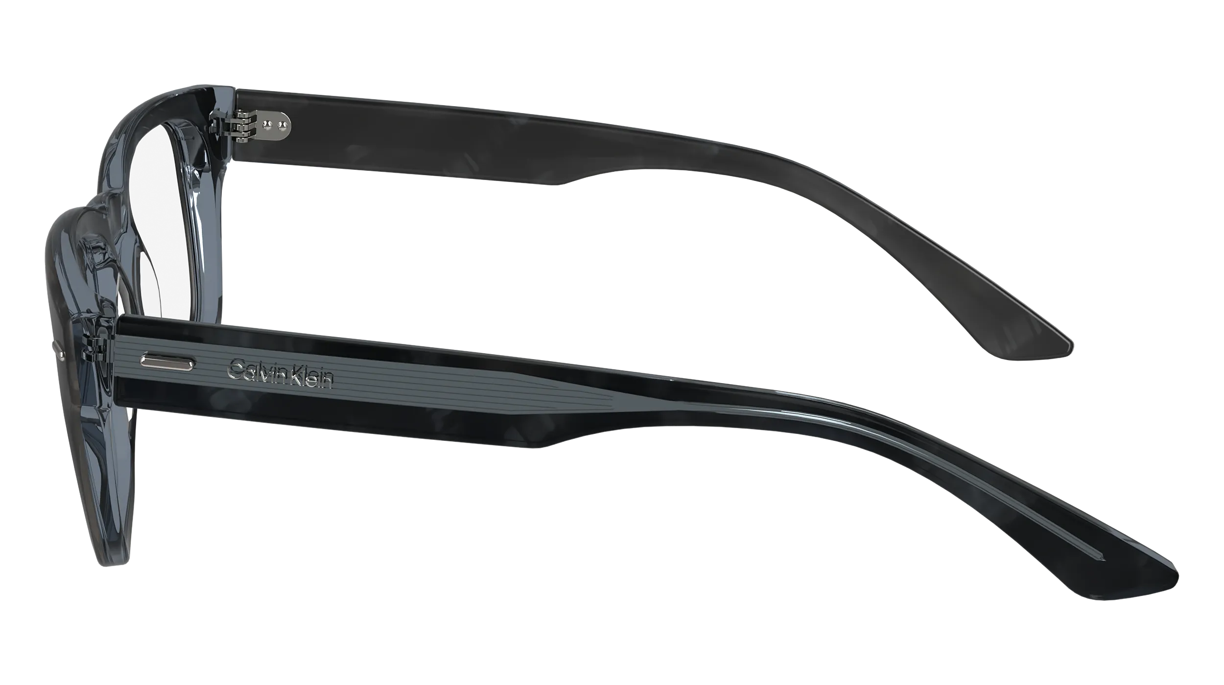 Calvin Klein CK24521 023 Montature da vista Acetato Grigio Squadrata Normale - immagine 3