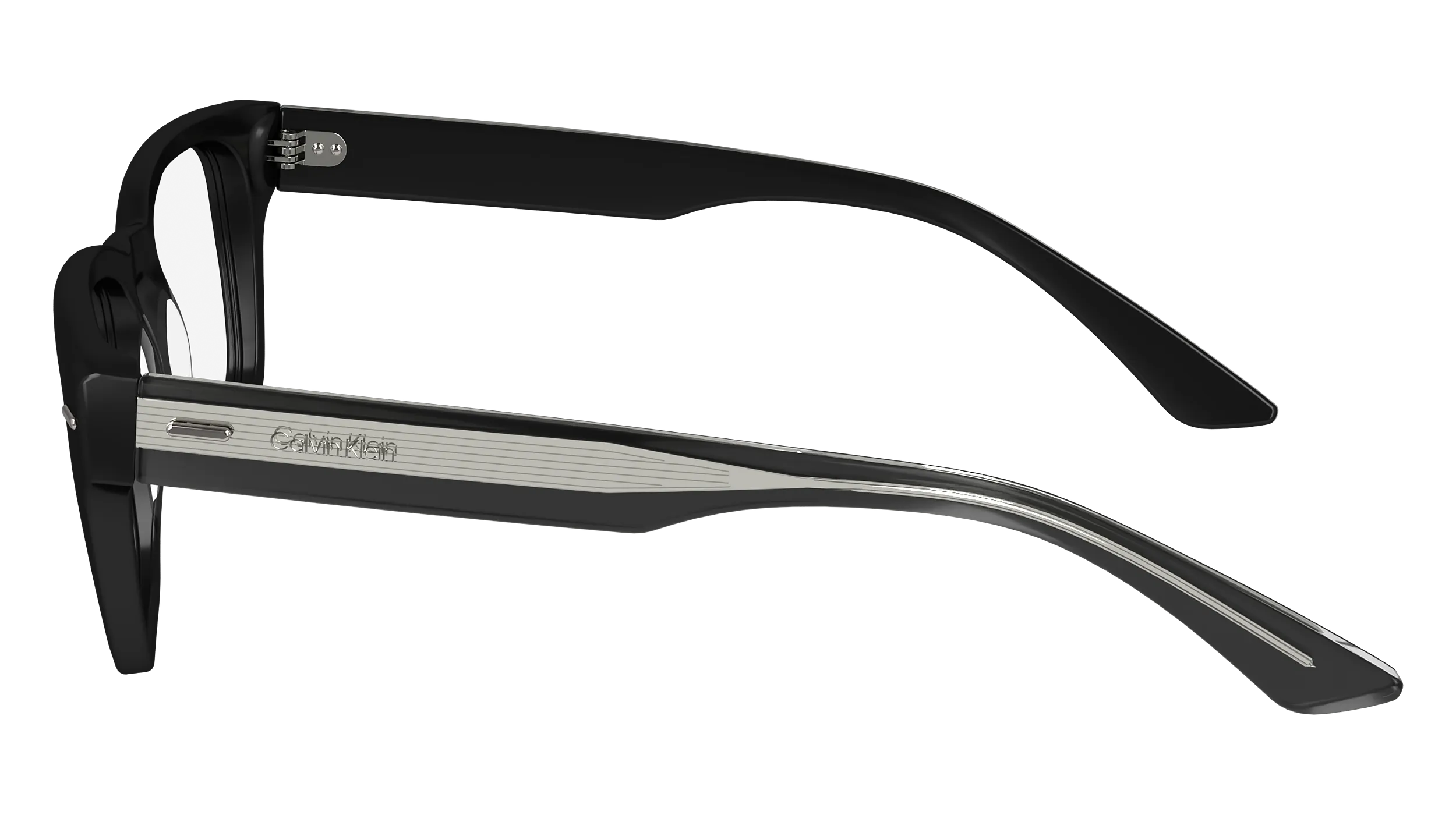 Calvin Klein CK24521 001 Montature da vista Acetato Nero Squadrata Normale - immagine 3
