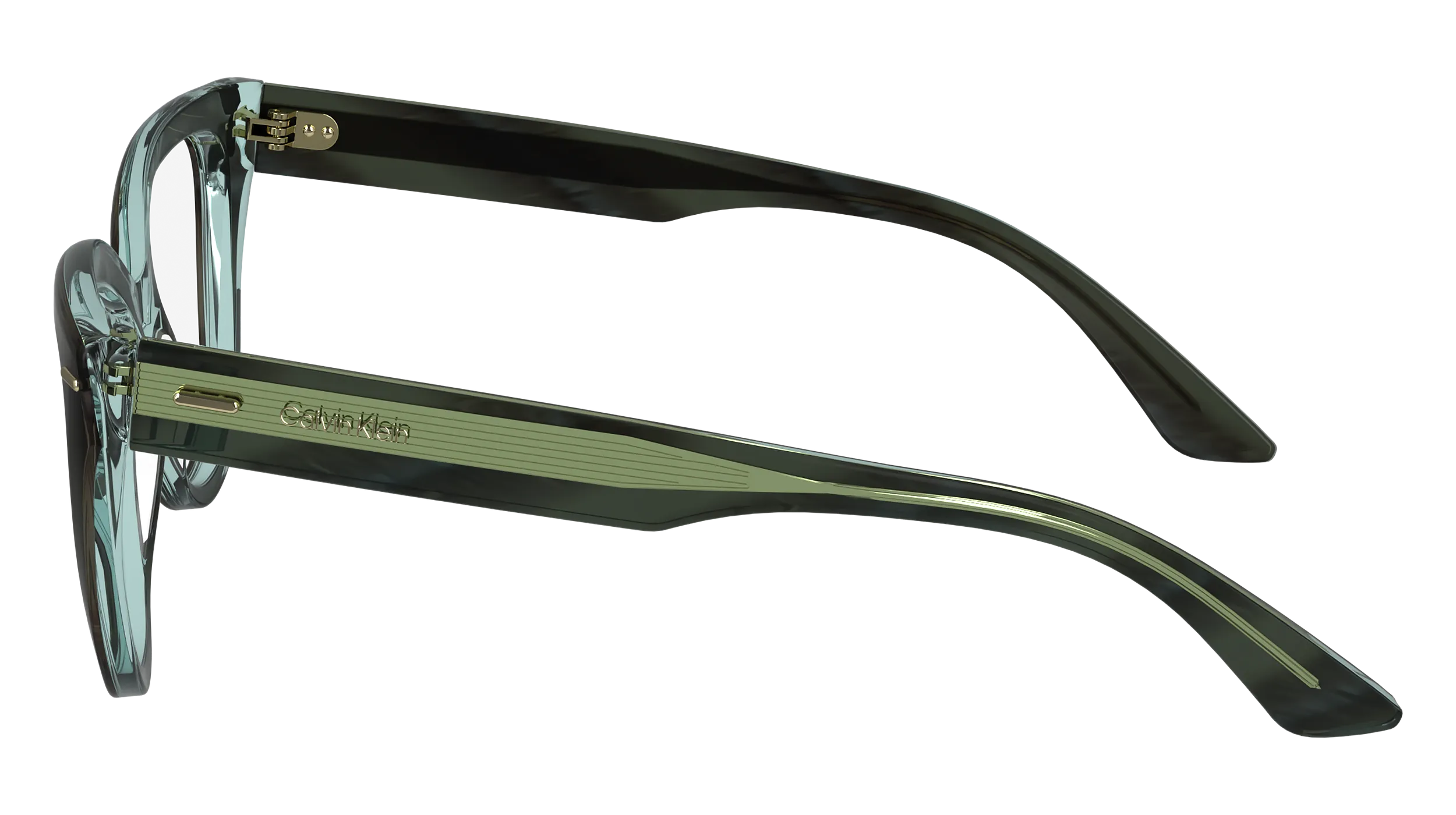 Calvin Klein CK24514 031 Montature da vista Acetato Grigio Farfalla Normale - immagine 3