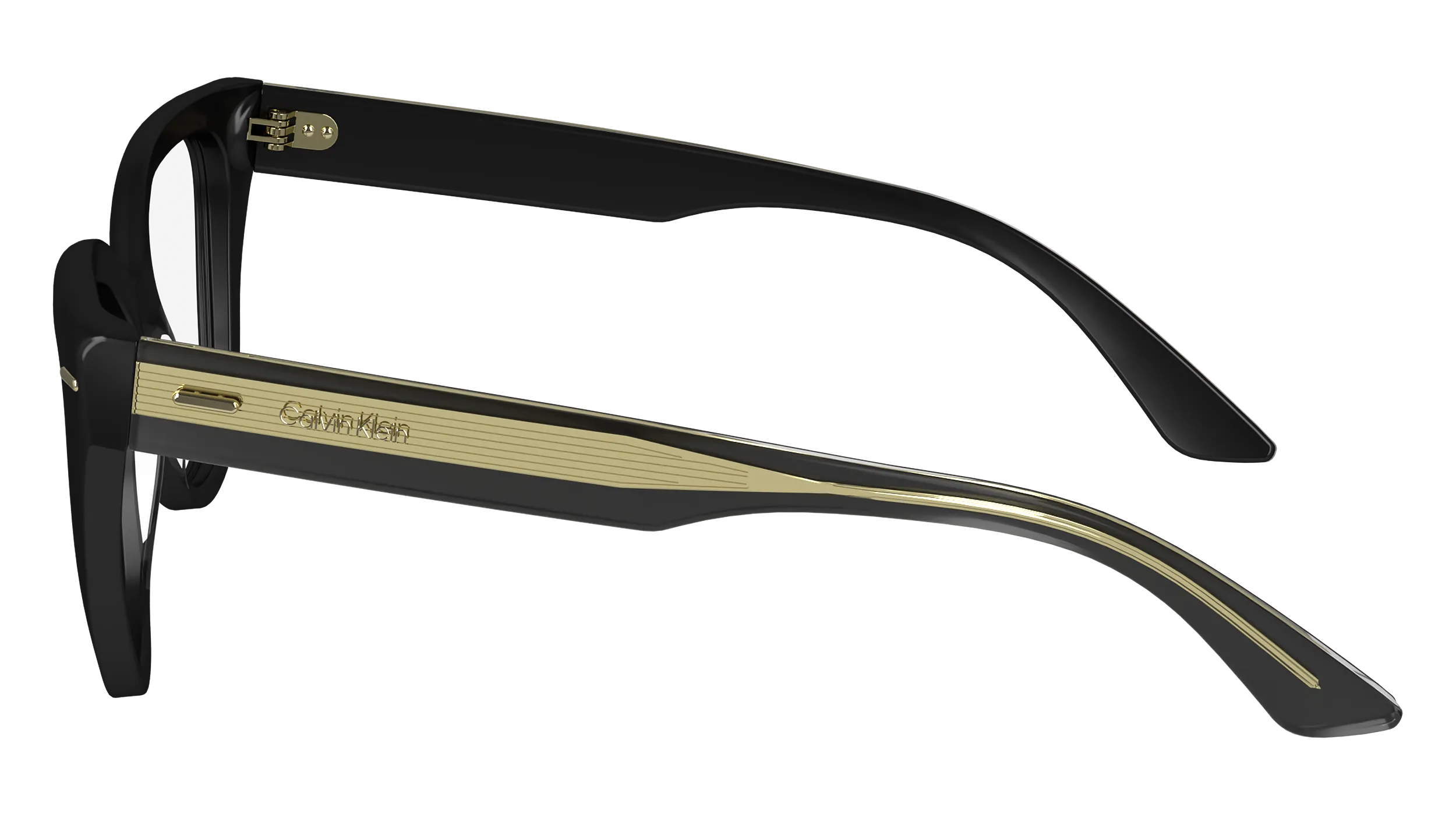 Calvin Klein CK24514 001 Montature da vista Acetato Nero Farfalla Normale - immagine 3