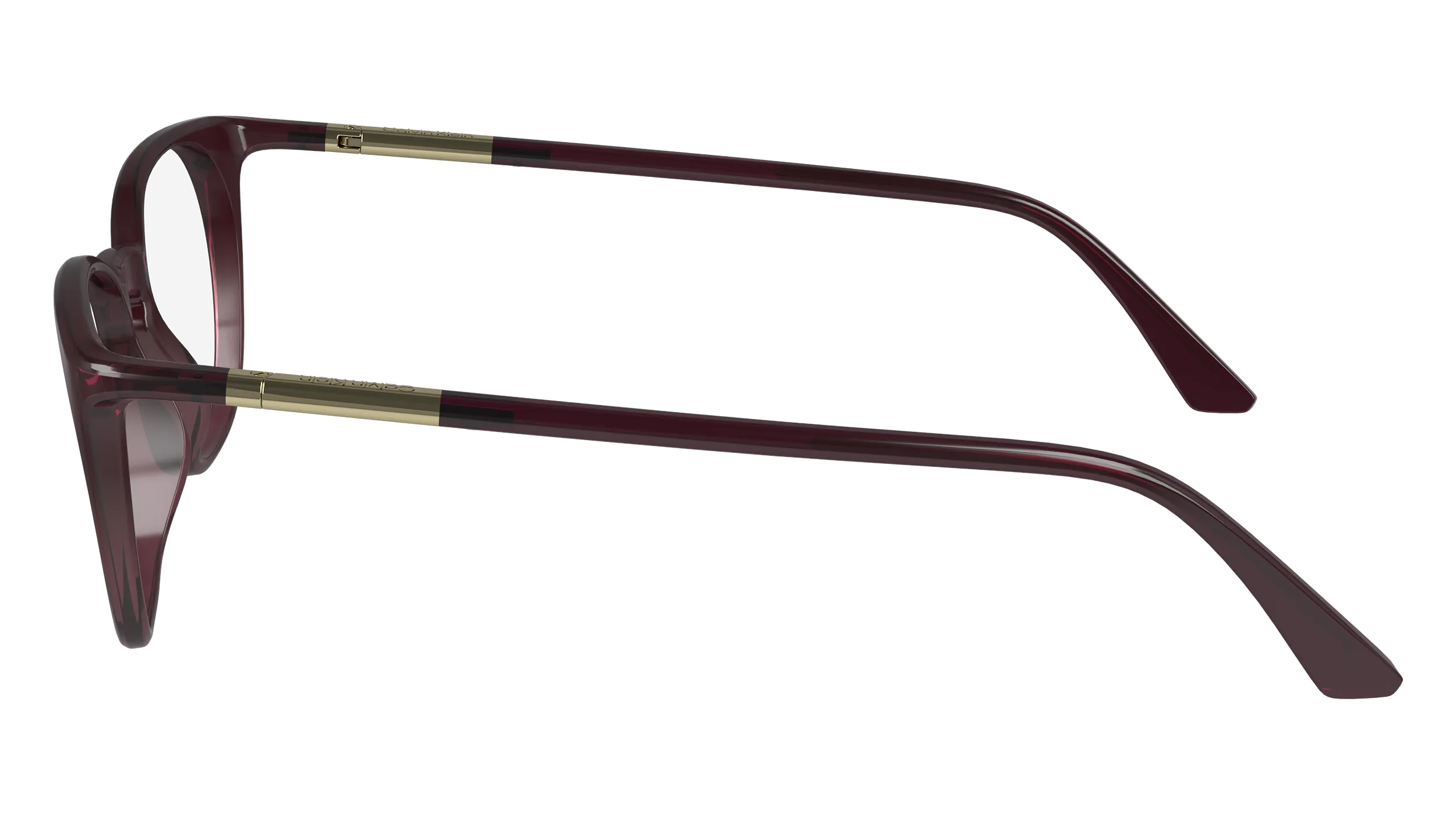 Calvin Klein CK24513 605 Montature da vista Bio-iniettato Bordeaux Rotonda Normale - immagine 4