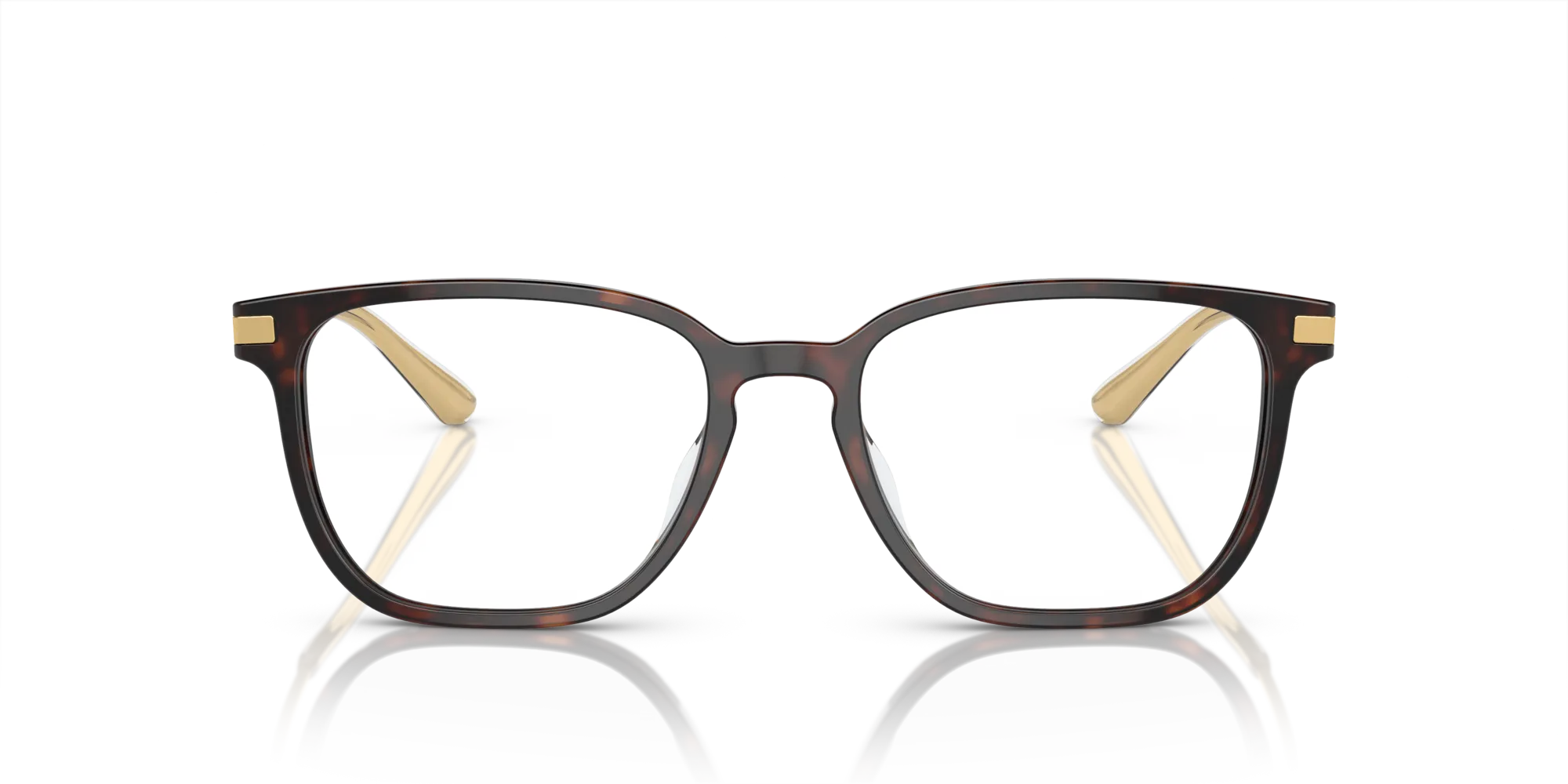 Prada PR A12VD 16N1O1 Montature da vista Acetato Marrone Trasparente Pillow Normale - immagine 3