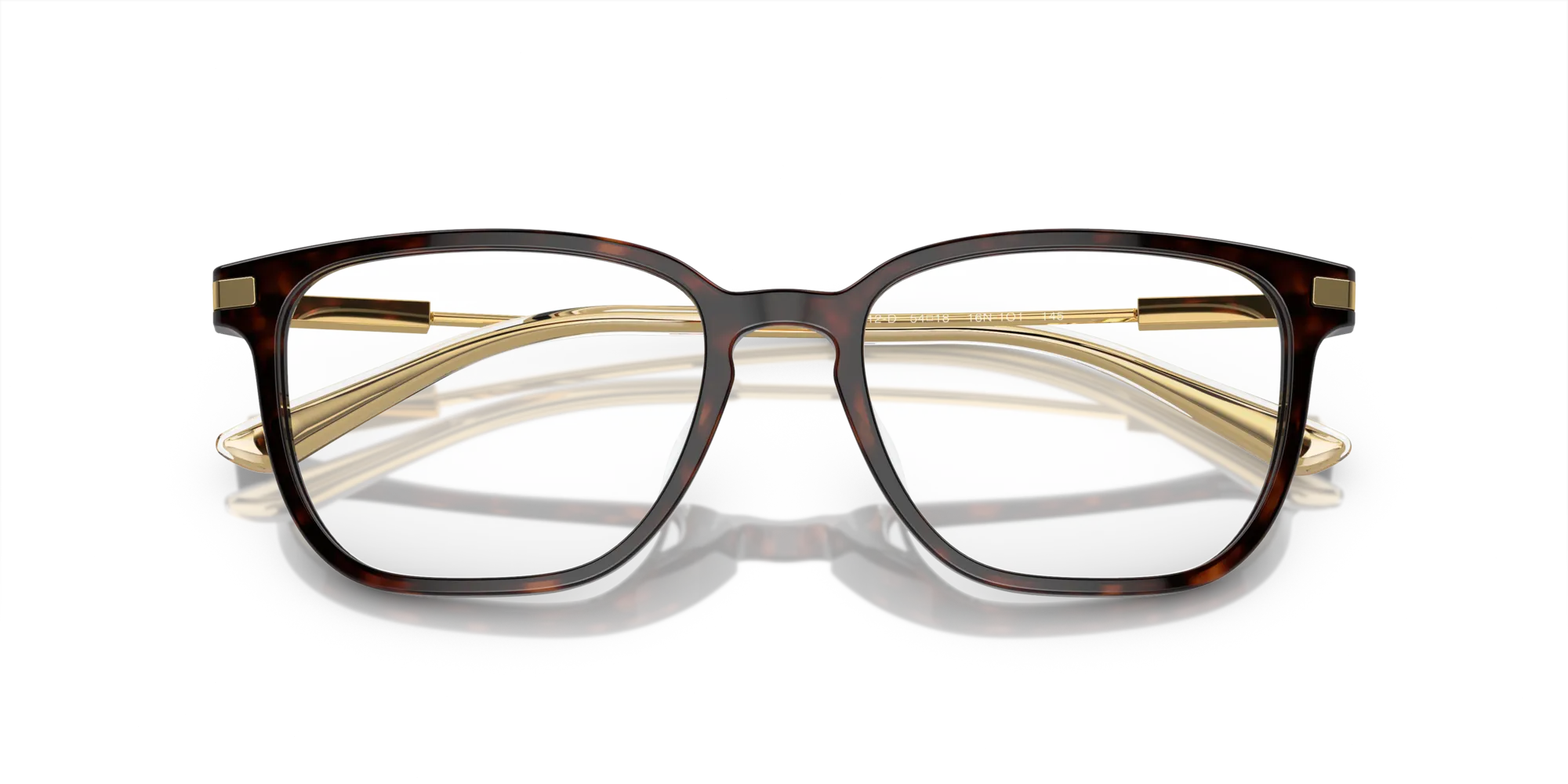 Prada PR A12VD 16N1O1 Montature da vista Acetato Marrone Pillow Normale - immagine 2