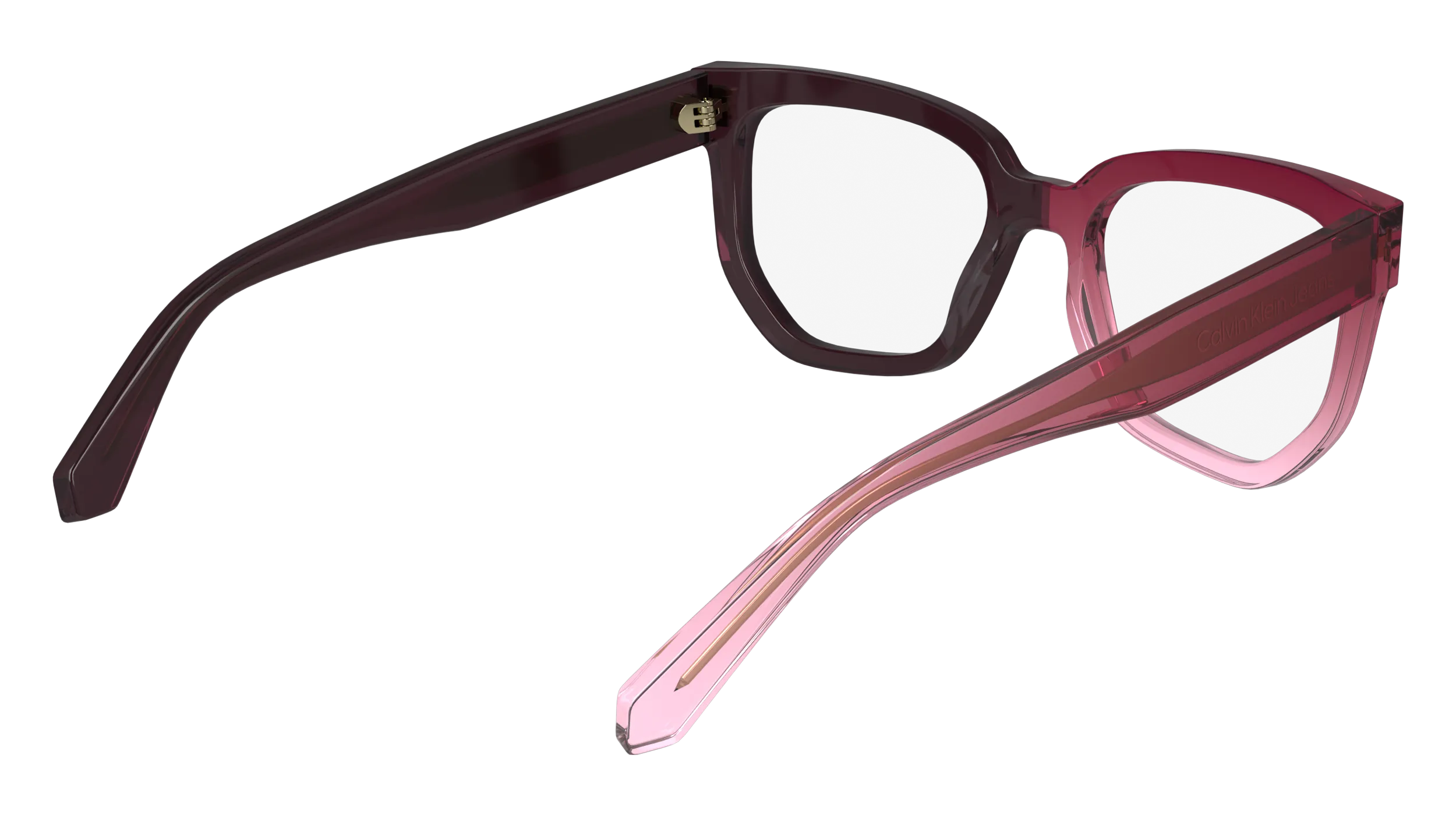 Calvin Klein CKJ24615 602 Montature da vista Acetato Rosa Squadrata Normale - immagine 4
