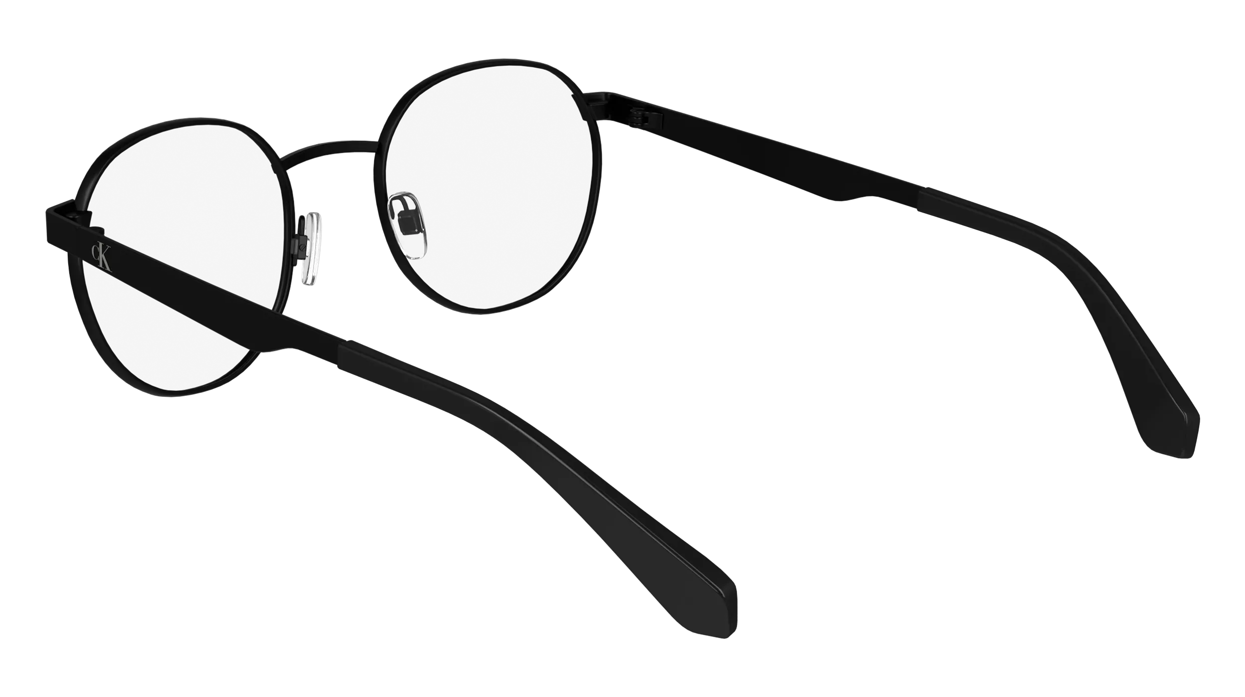 Calvin Klein CKJ24205 001 Montature da vista Metallo Nero Rotonda Normale - immagine 3