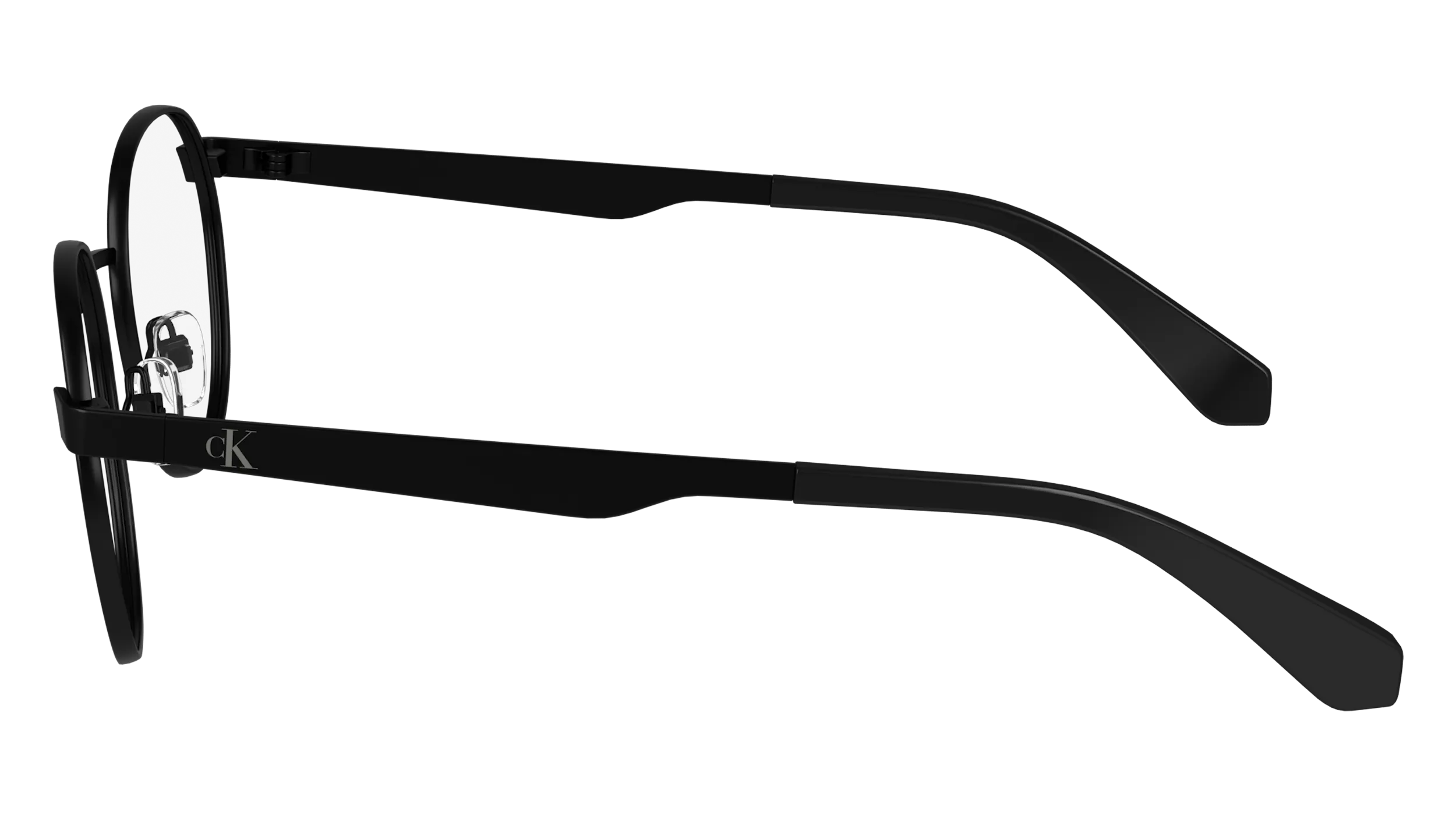 Calvin Klein CKJ24205 001 Montature da vista Metallo Nero Rotonda Normale - immagine 4