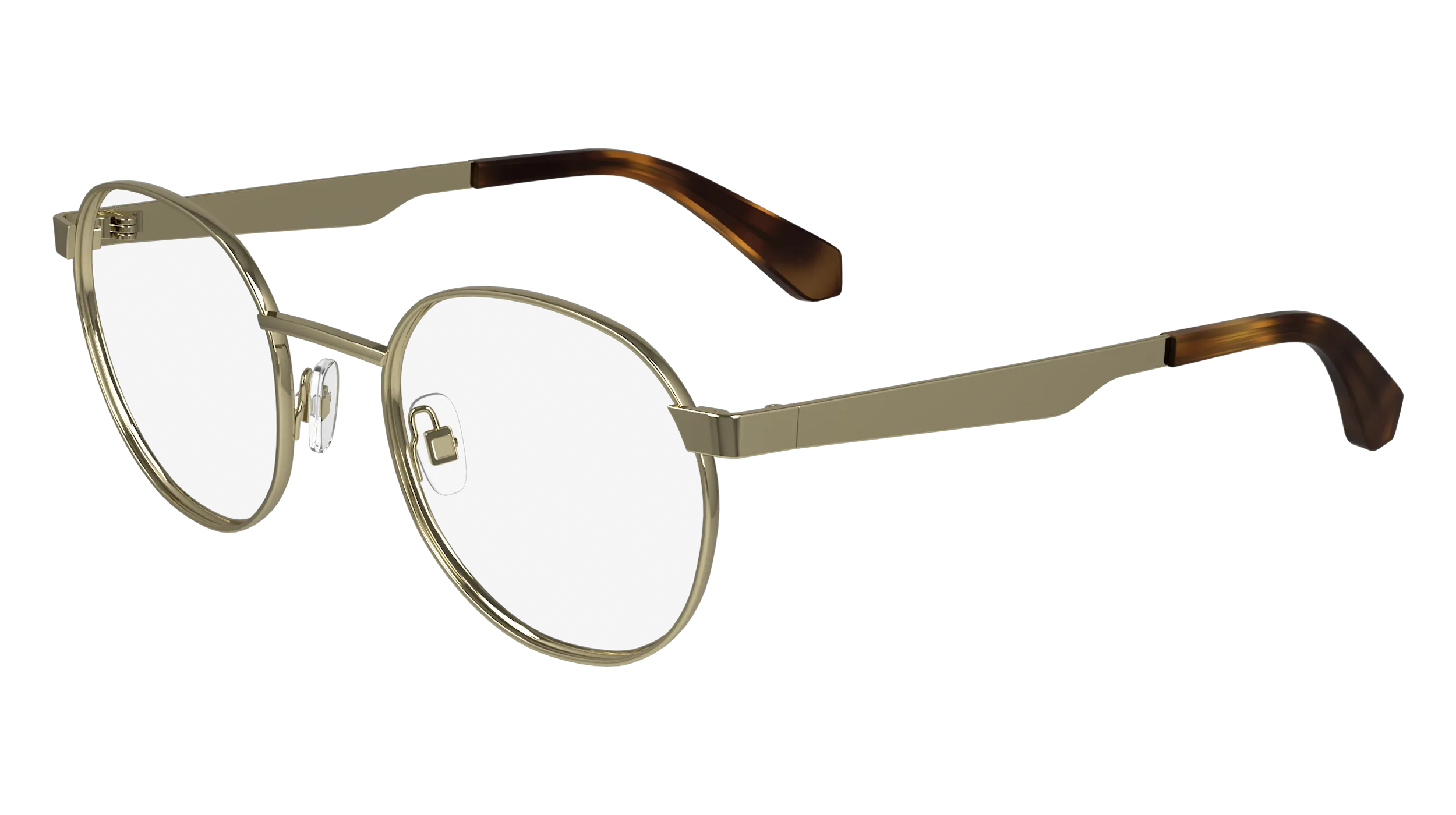 Calvin Klein CKJ24205 717 Montature da vista Metallo Oro Rotonda Normale - immagine 1