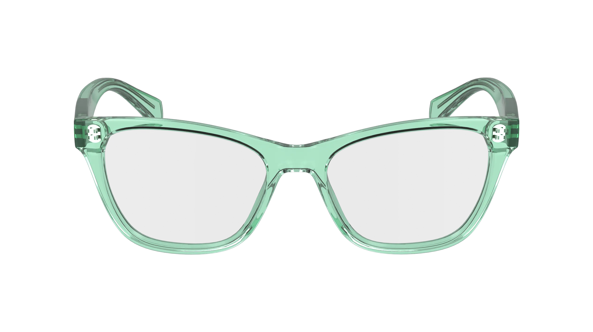 Calvin Klein Junior Calvin Klein CKJ24304 300 Montature da vista bambino Bio-iniettato Verde Squadrata Normale - immagine 2