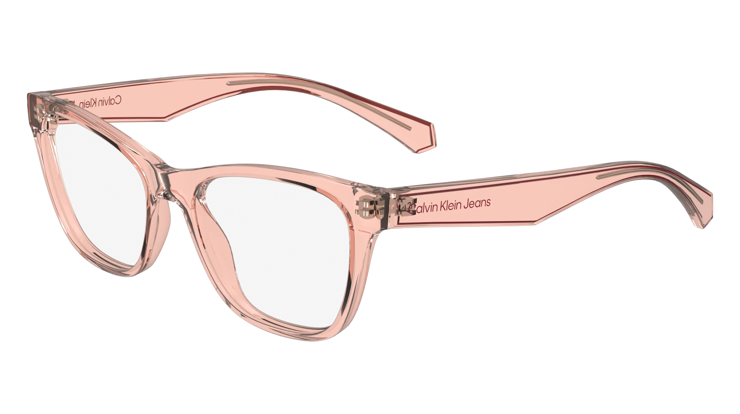 Calvin Klein Junior Calvin Klein CKJ24304 671 Montature da vista bambino Bio-iniettato Rosa Squadrata Normale - immagine 1