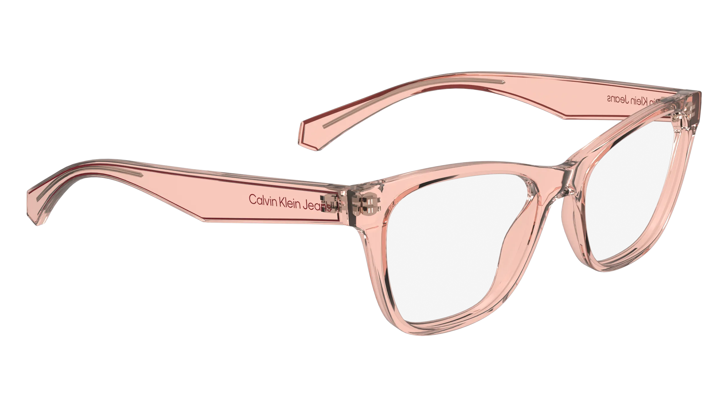 Calvin Klein Junior Calvin Klein CKJ24304 671 Montature da vista bambino Bio-iniettato Rosa Squadrata Normale - immagine 4