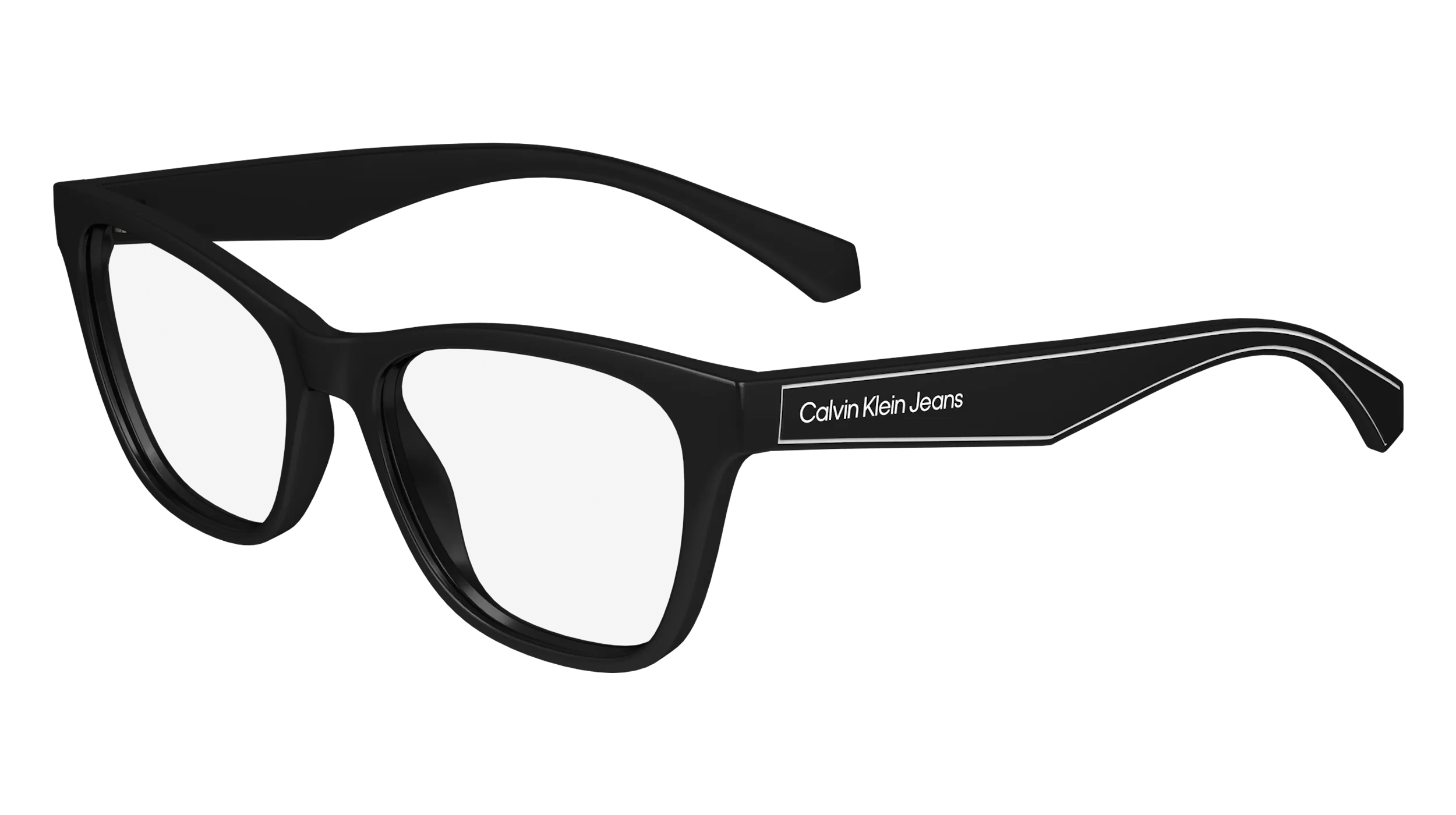 Calvin Klein Junior Calvin Klein CKJ24304 001 Montature da vista bambino Bio-iniettato Nero Squadrata Normale - immagine 1