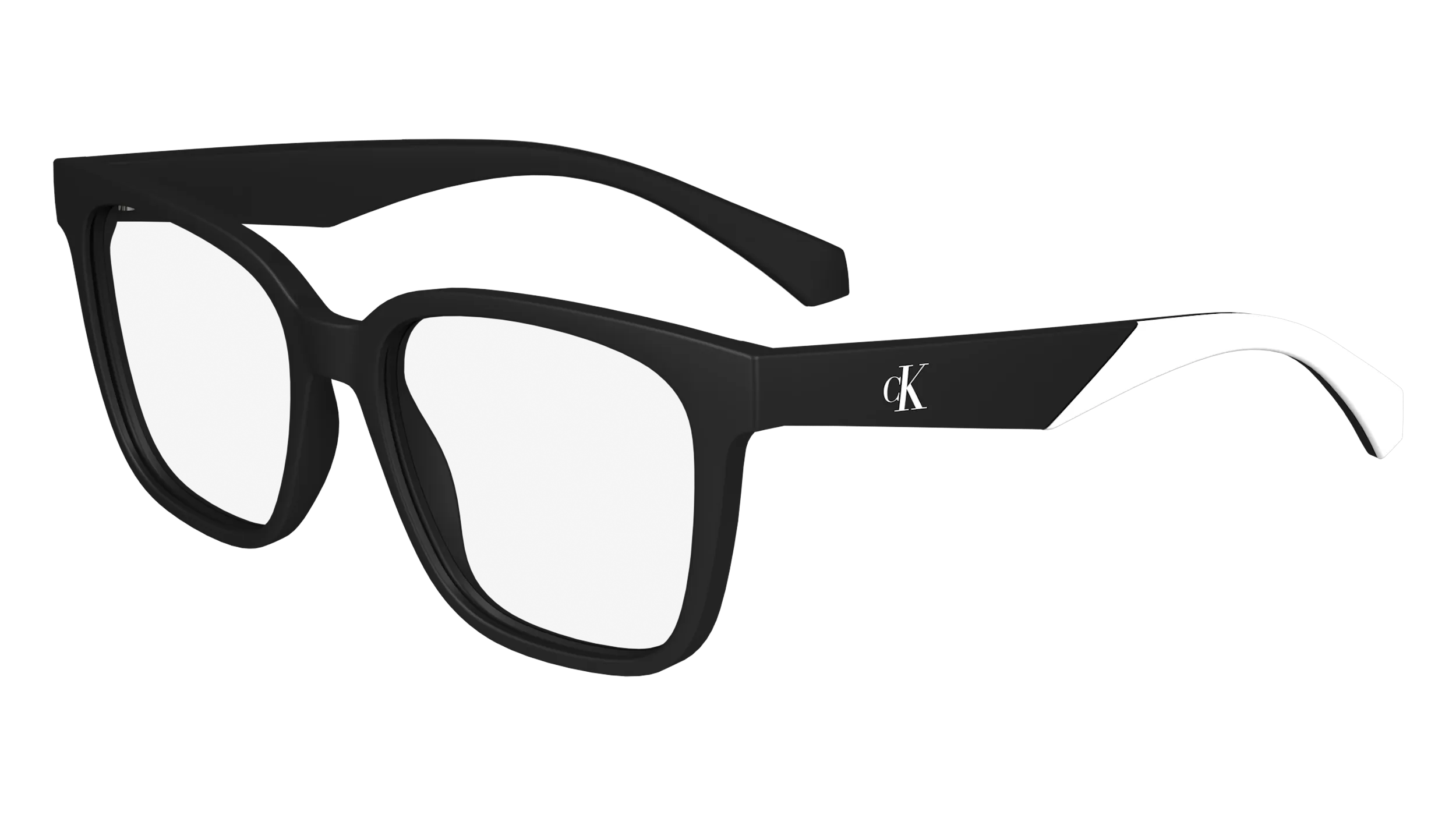 Calvin Klein Junior Calvin Klein CKJ24306 001 Montature da vista bambino Bio-iniettato Nero Squadrata Normale - immagine 1