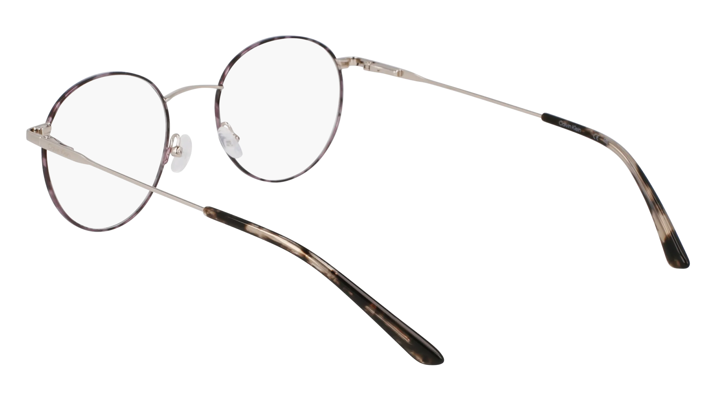 Calvin Klein CK19119 025 Montature da vista Metallo Havana Rotonda Normale - immagine 3