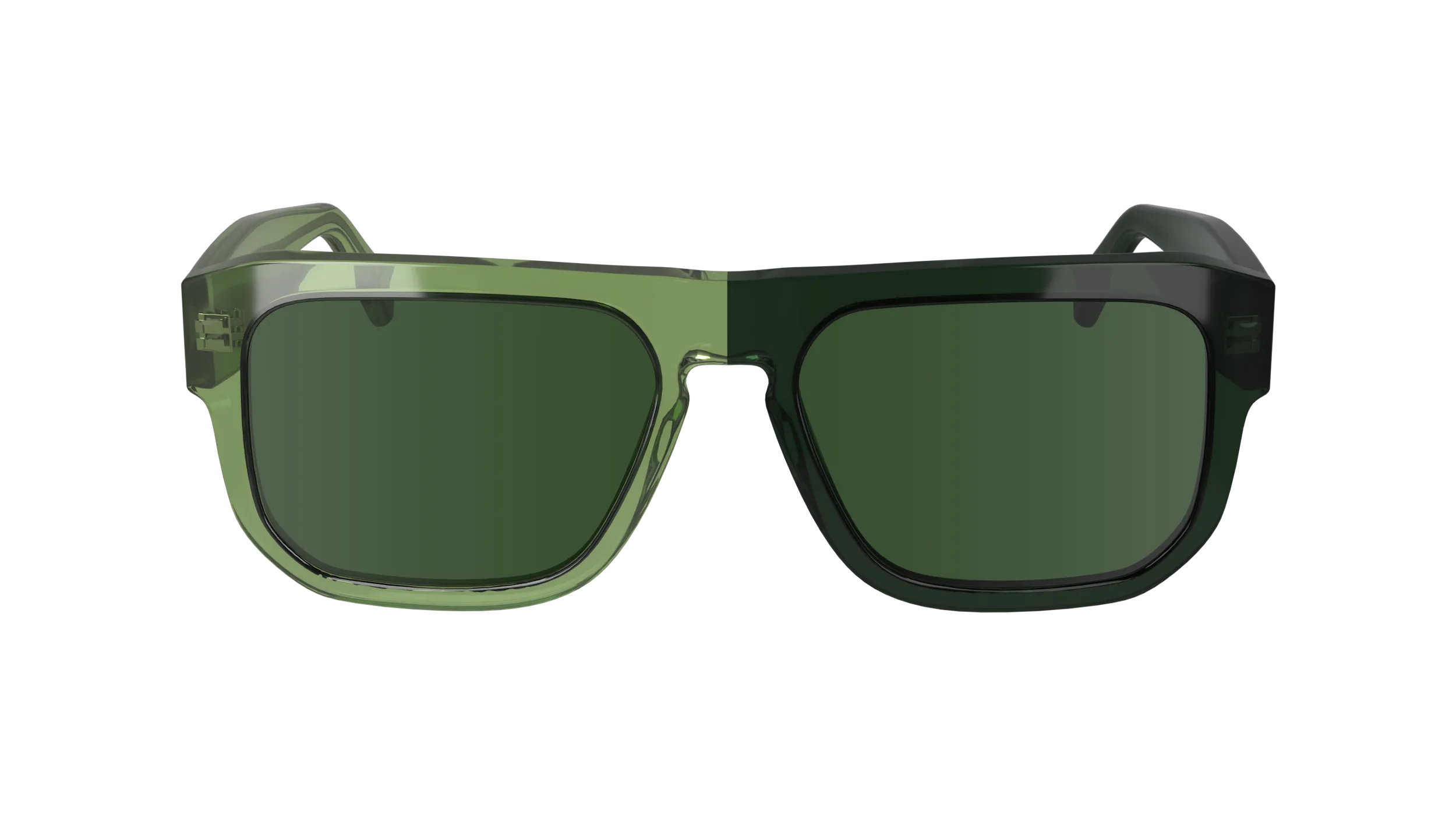 Calvin Klein CKJ24607S 305 Occhiali da sole Acetato Verde Verde Squadrata Normale - immagine 2