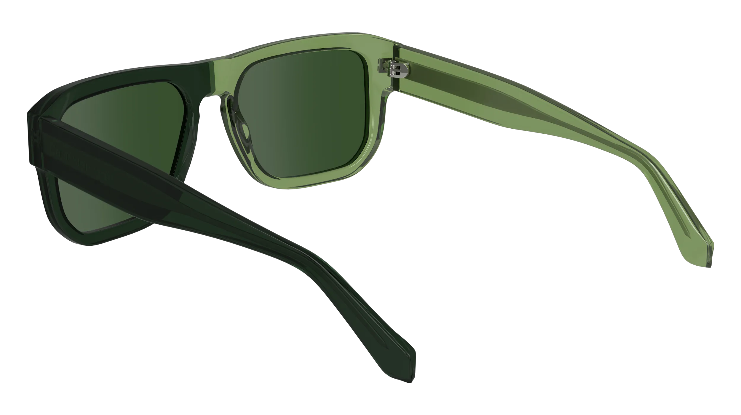 Calvin Klein CKJ24607S 305 Occhiali da sole Acetato Verde Verde Squadrata Normale - immagine 3