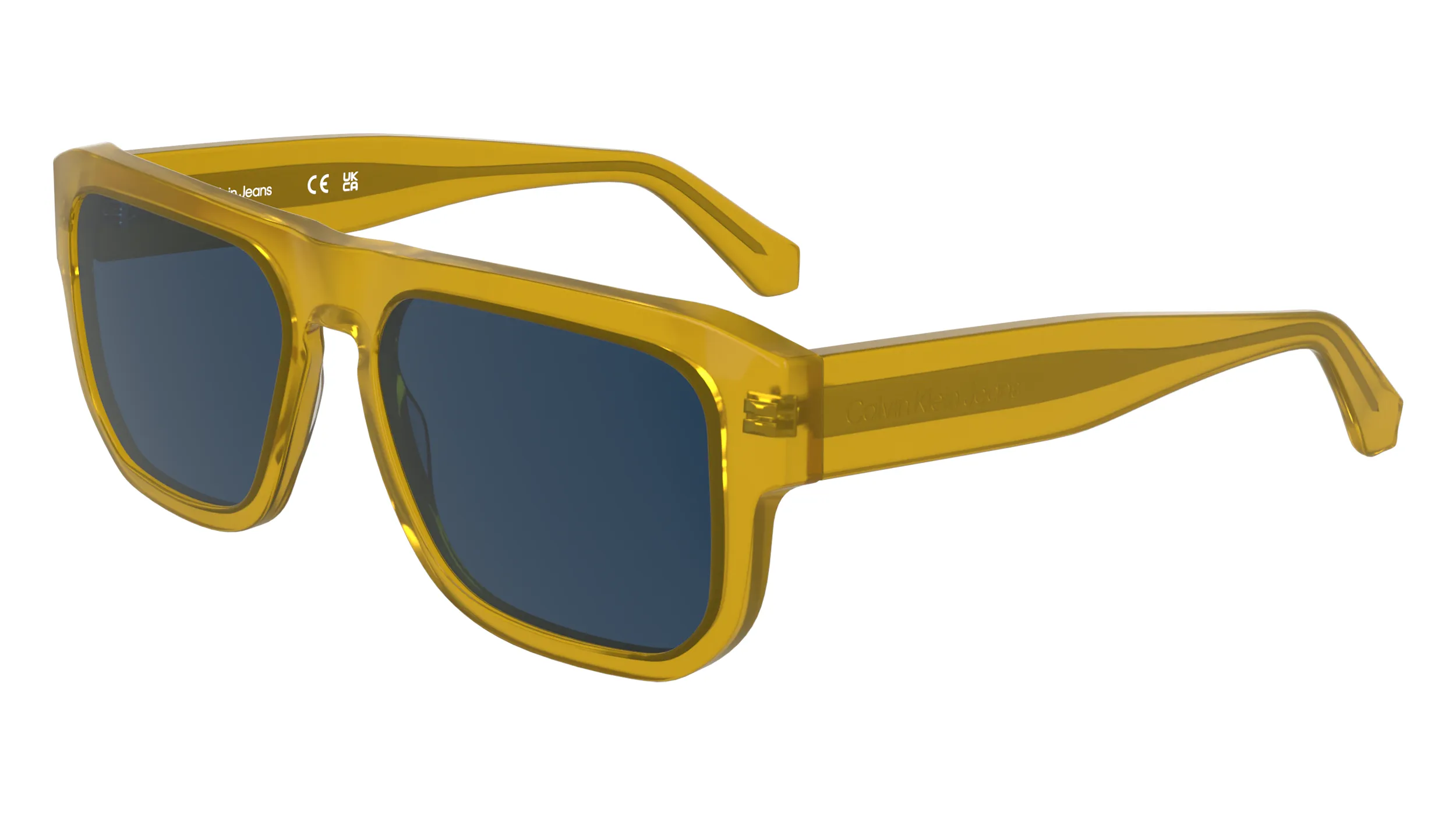 Calvin Klein CKJ24607S 275 Occhiali da sole Acetato Marrone Blu Squadrata Normale - immagine 1