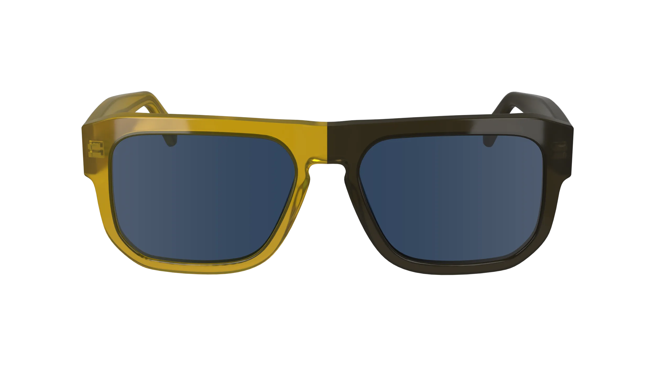 Calvin Klein CKJ24607S 275 Occhiali da sole Acetato Marrone Blu Squadrata Normale - immagine 2