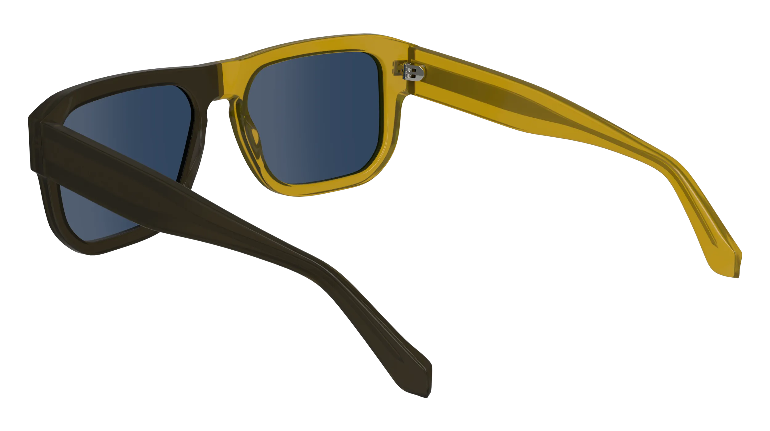 Calvin Klein CKJ24607S 275 Occhiali da sole Acetato Marrone Blu Squadrata Normale - immagine 3