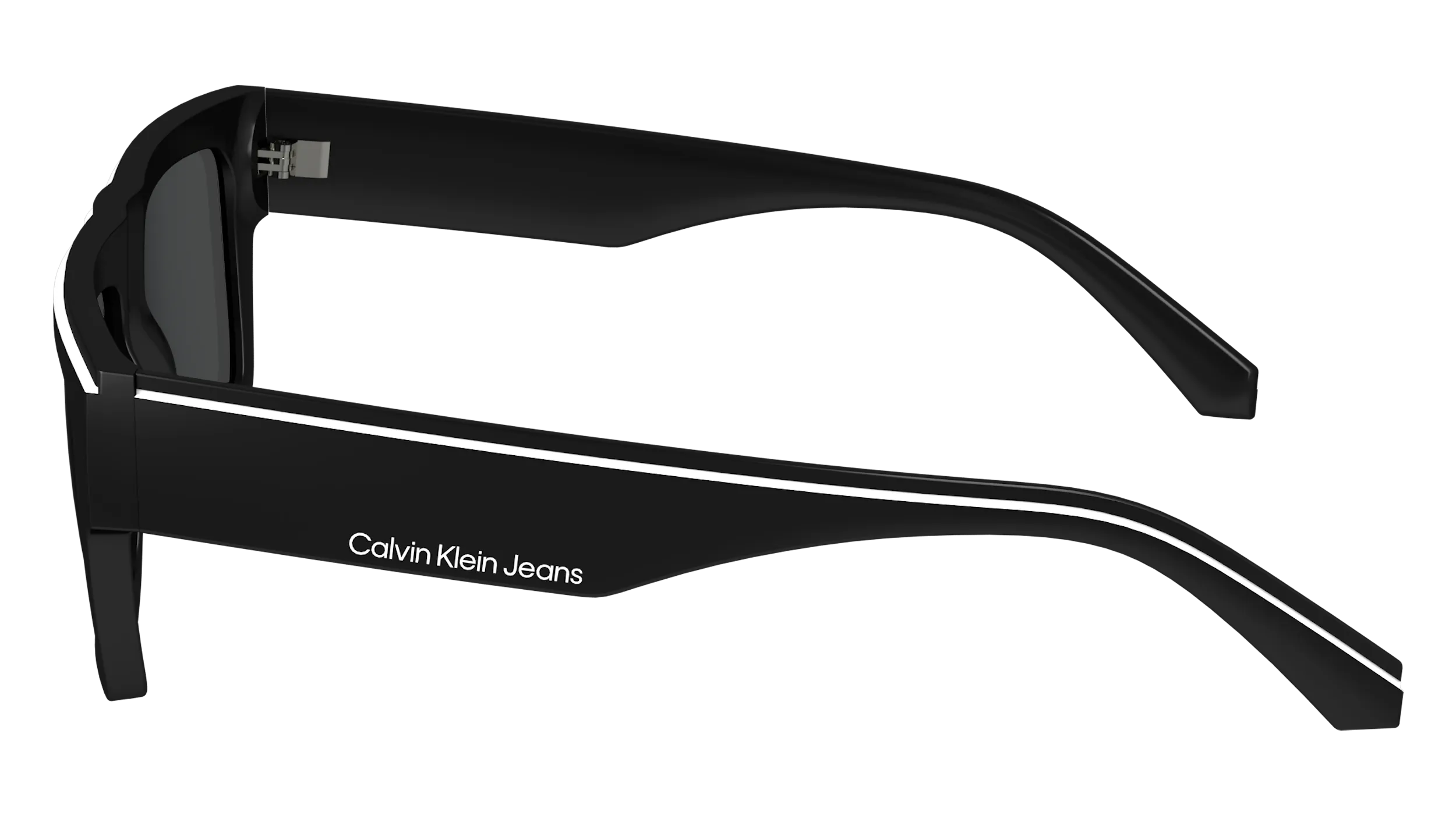 Calvin Klein CKJ24603S 001 Occhiali da sole Bio-iniettato Nero Grigio Squadrata Normale - immagine 4