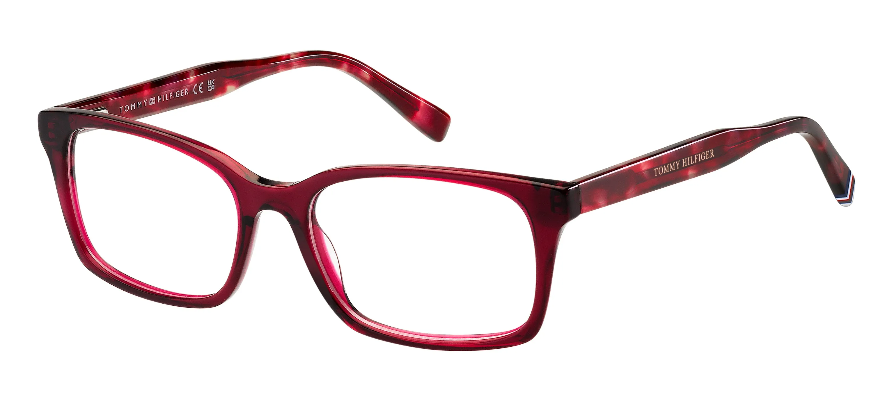 Tommy Hilfiger TH 2109 8CQ Montature da vista Acetato Ciliegia Squadrata - immagine 1