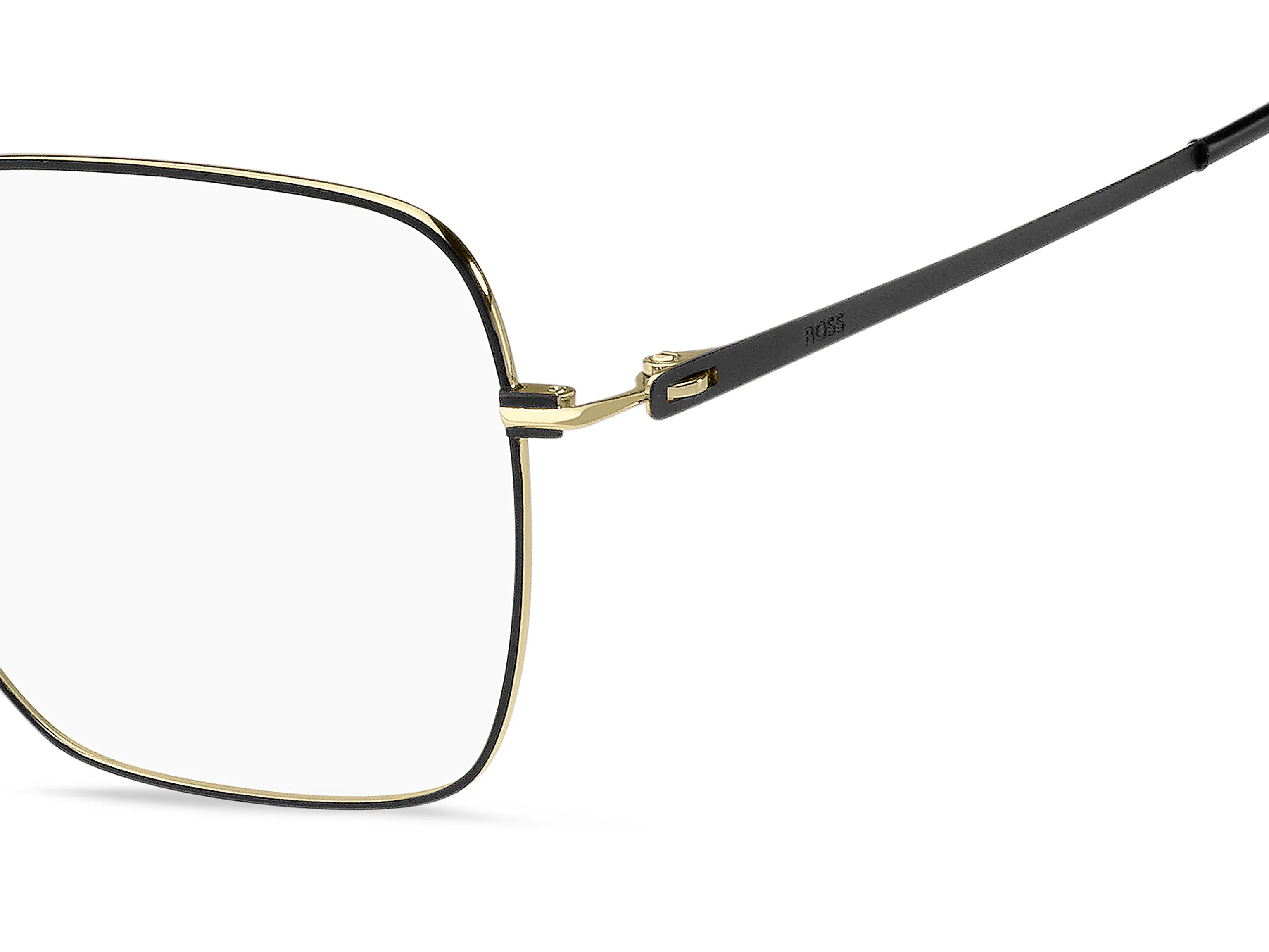 Hugo Boss BOSS 1464 2M2 Montature da vista Acciaio Nero/Oro Squadrata - immagine 3