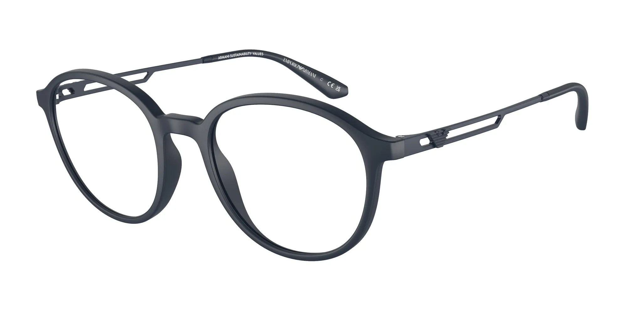 Emporio Armani EA3225 5088 Montature da vista Iniettato Blu Pantos - immagine 1