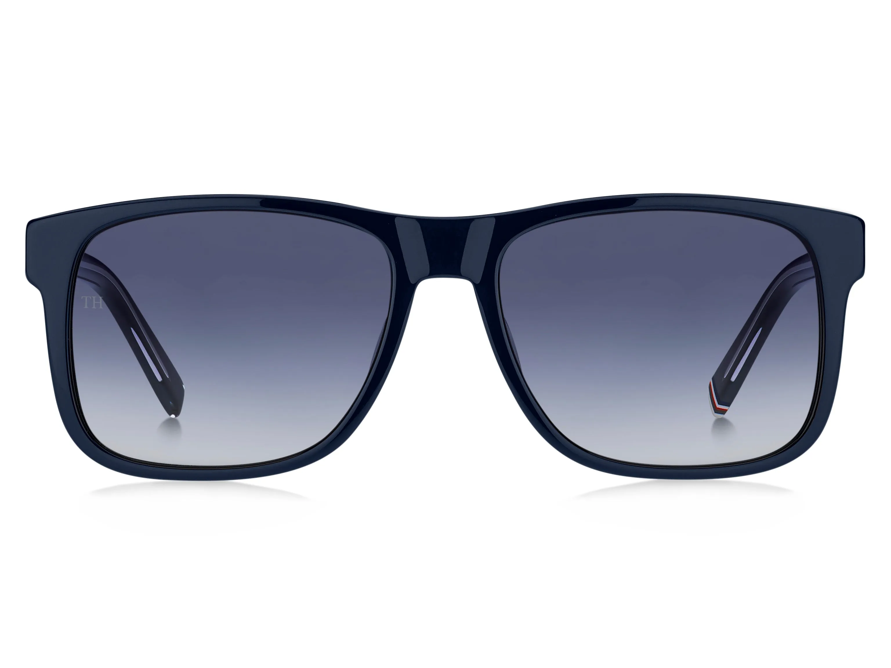 Tommy Hilfiger TH 2073/S PJP/08 Occhiali da sole Bio-acetato Blu Blu Squadrata Sfumato - immagine 2