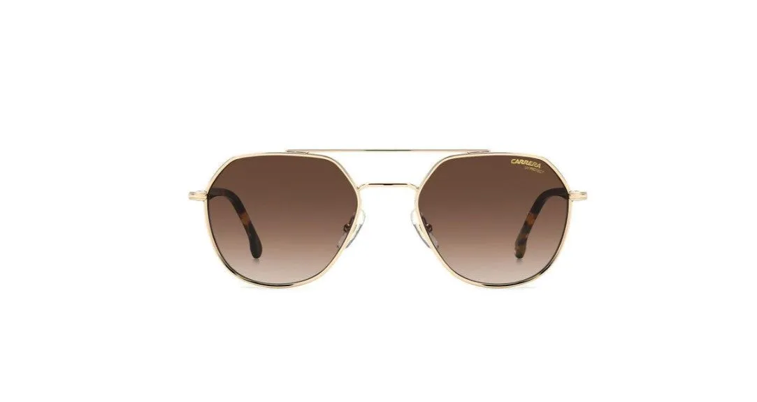 Carrera CARRERA 303/S 06J/HA Occhiali da sole Metallo Oro Marrone Geometrica Normale Sfumato - immagine 2