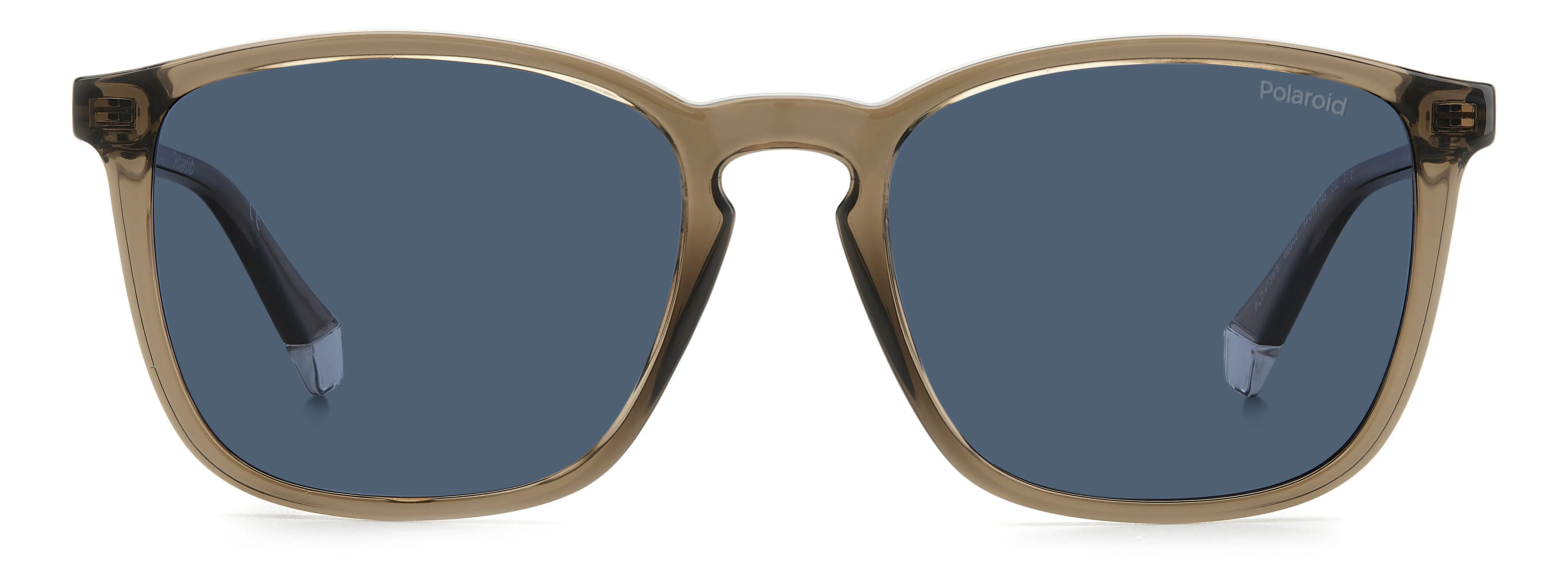 Polaroid PLD 4139/S 09Q/C3 Occhiali da sole Plastica Marrone Blu Squadrata Polarizzata - immagine 2