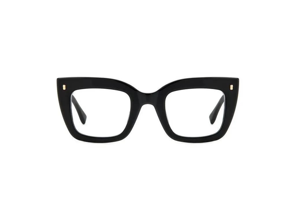 Dsquared2 D2 0099 807 Montature da vista Plastica Nero Squadrata - immagine 2
