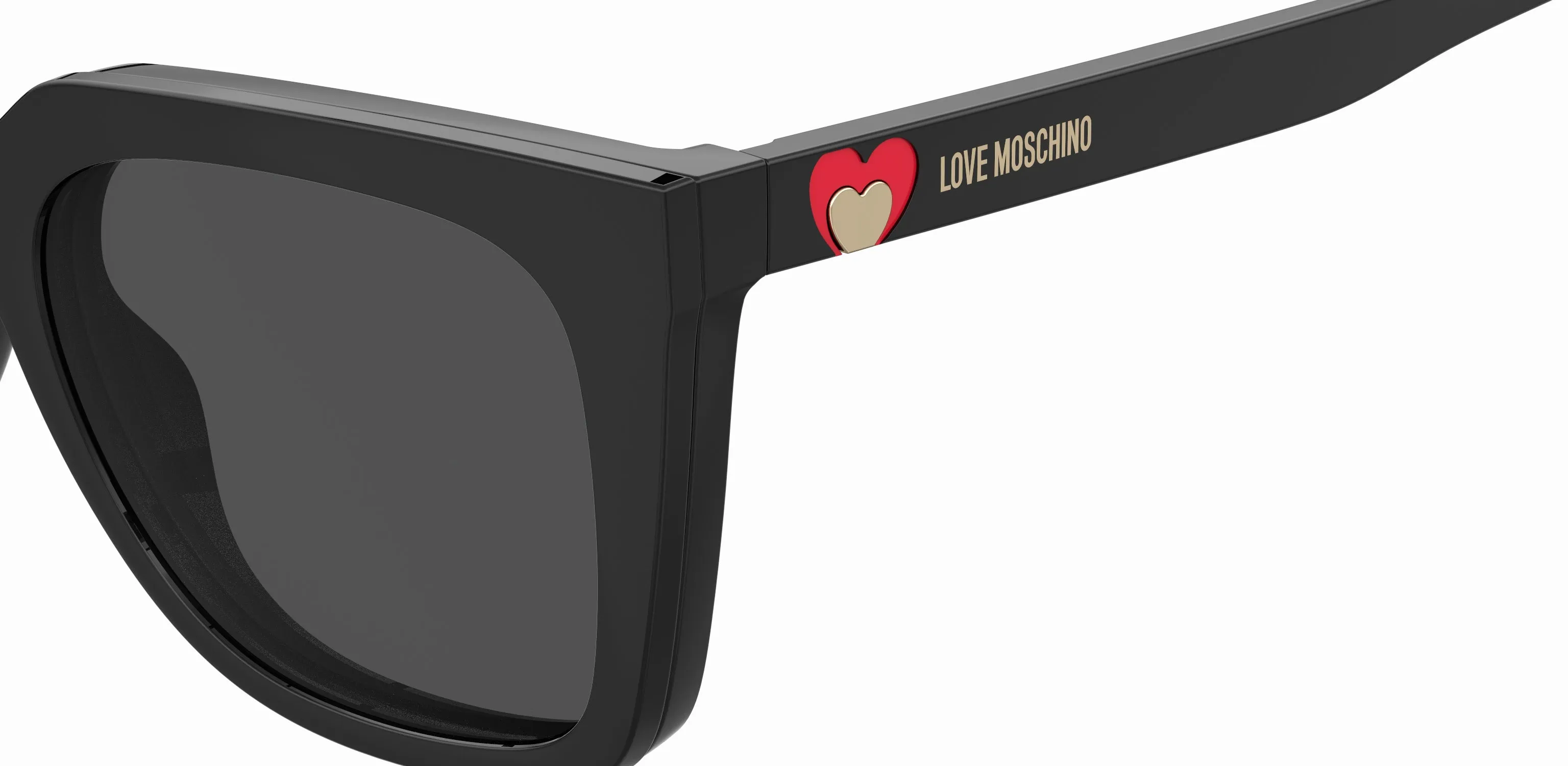 Moschino MOL055/CS 807/IR Occhiali da sole Plastica Nero Grigio Squadrata Normale - immagine 4