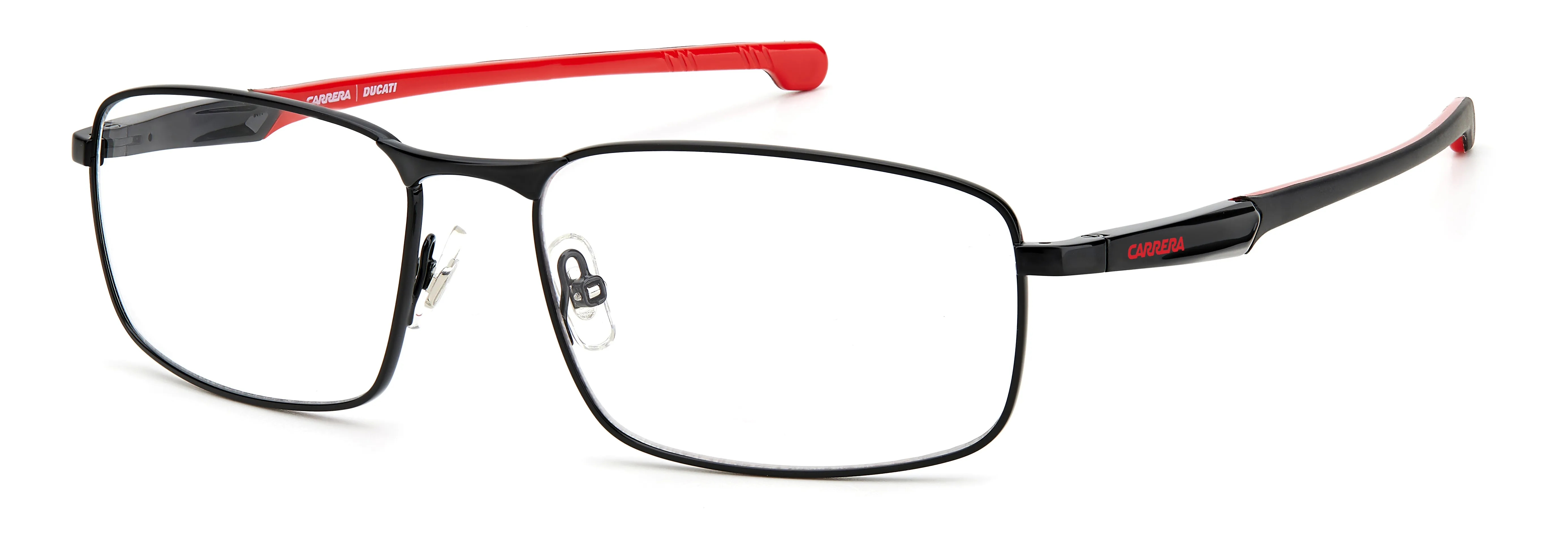 Carrera Ducati CARDUC 008 OIT Montature da vista Metallo Nero/Rosso Squadrata - immagine 1