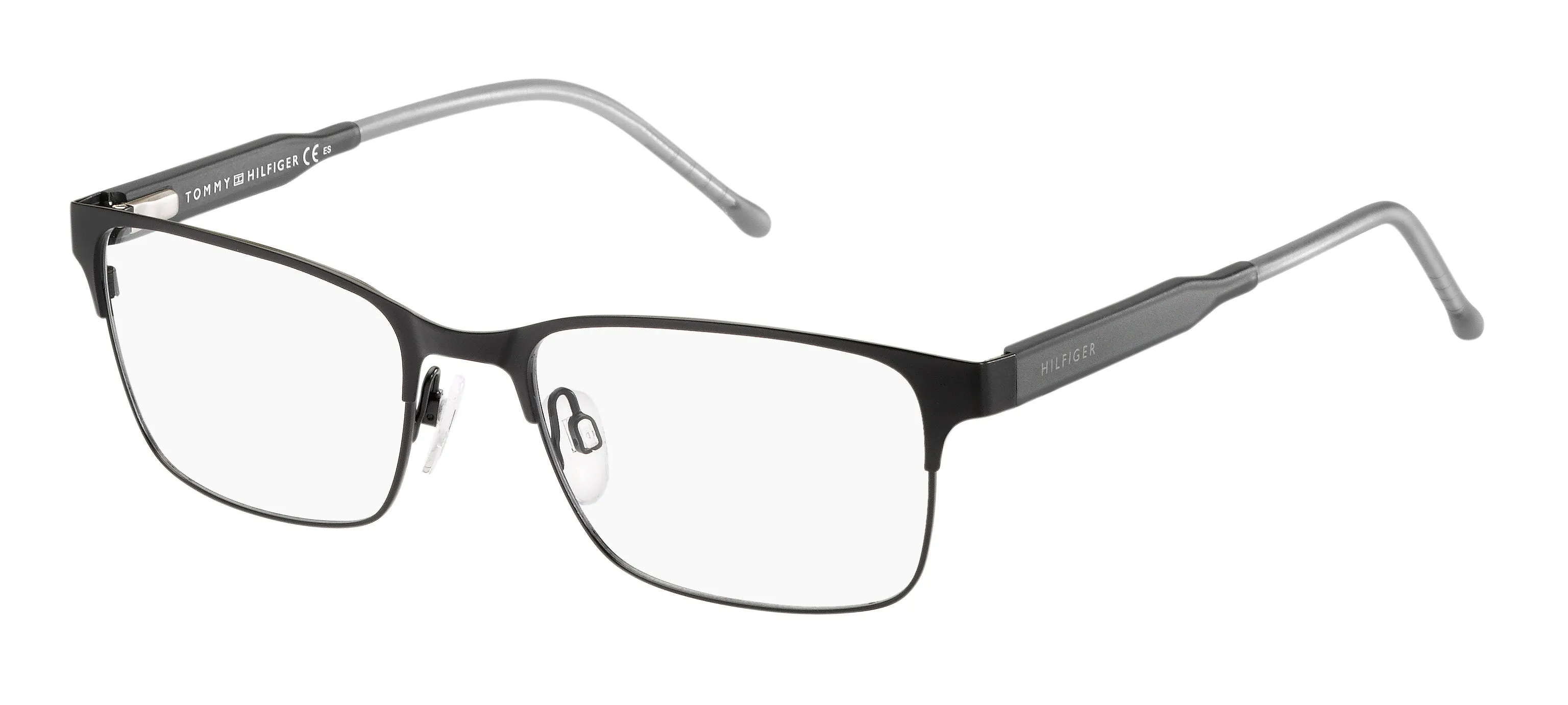 Tommy Hilfiger TH 1396 J29 Montature da vista Acciaio Nero Squadrata - immagine 1
