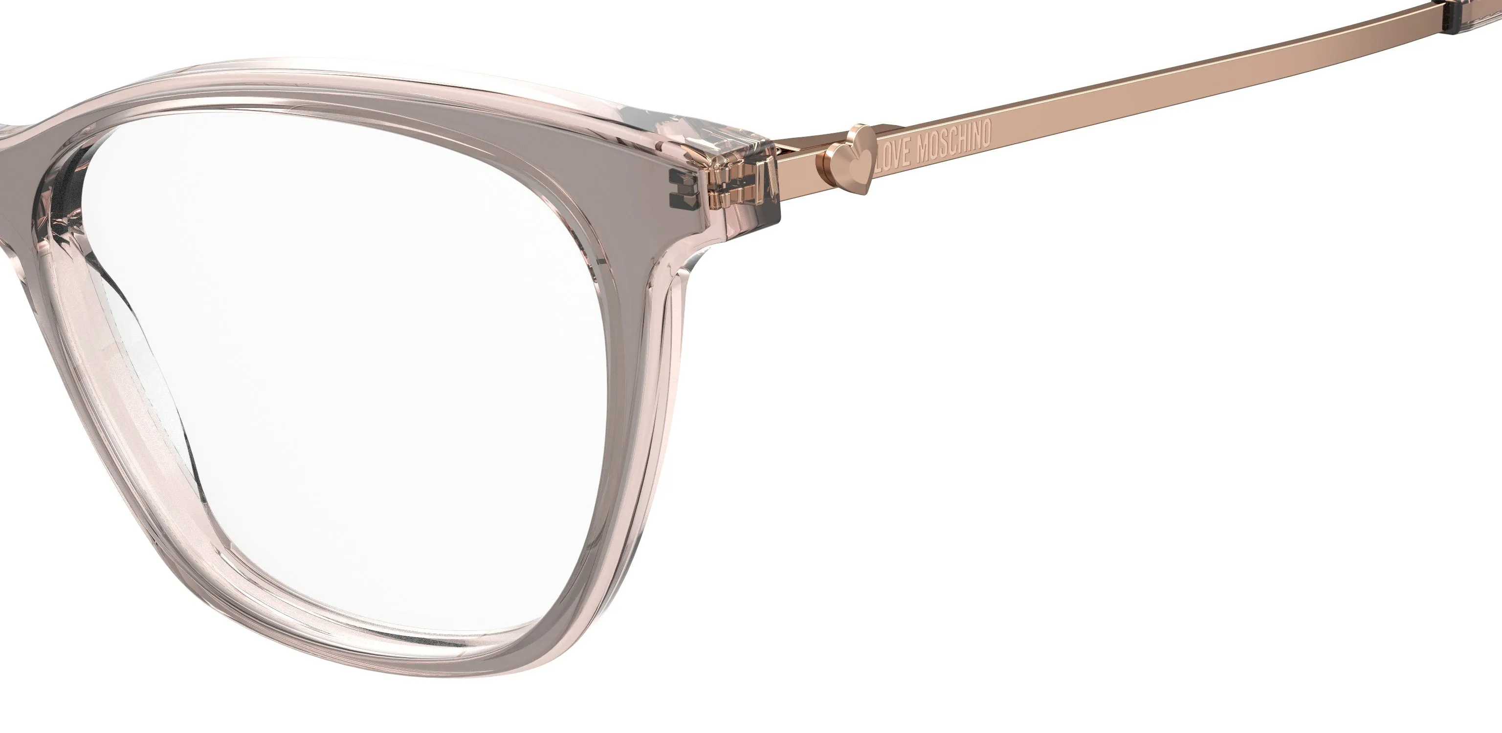 Moschino MOL579 7HH Montature da vista Acetato Grigio Squadrata - immagine 3