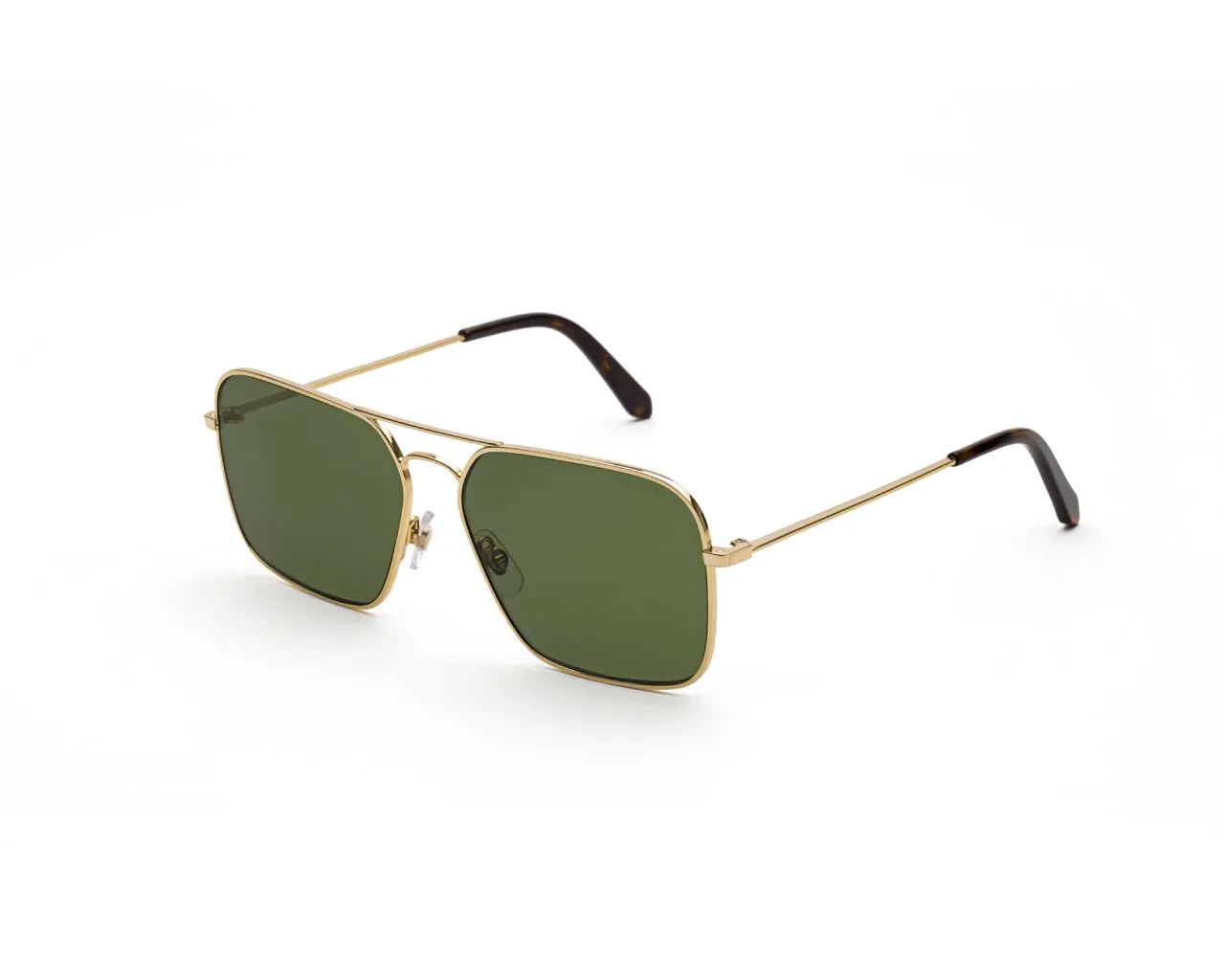 Retrosuperfuture PRI IGGY 2.0 GREEN Occhiali da sole Metallo Oro Verde Squadrata Normale - immagine 1