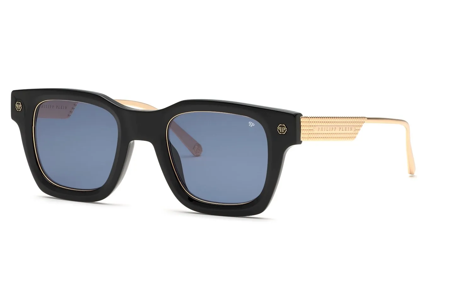 Philipp Plein Philipp Plein SPP105M PLEIN ROCK SUPERHERO 700 Occhiali da sole Blu - immagine 1