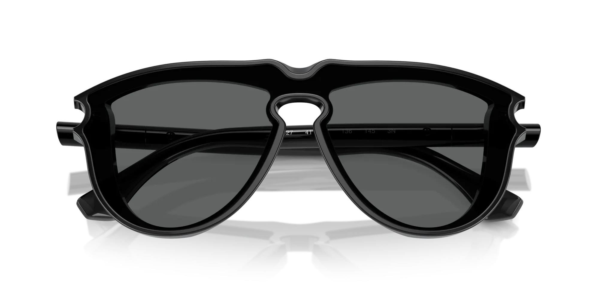Burberry BE4427 411287 Occhiali da sole Acetato Grigio Grigio Pilot Normale - immagine 2