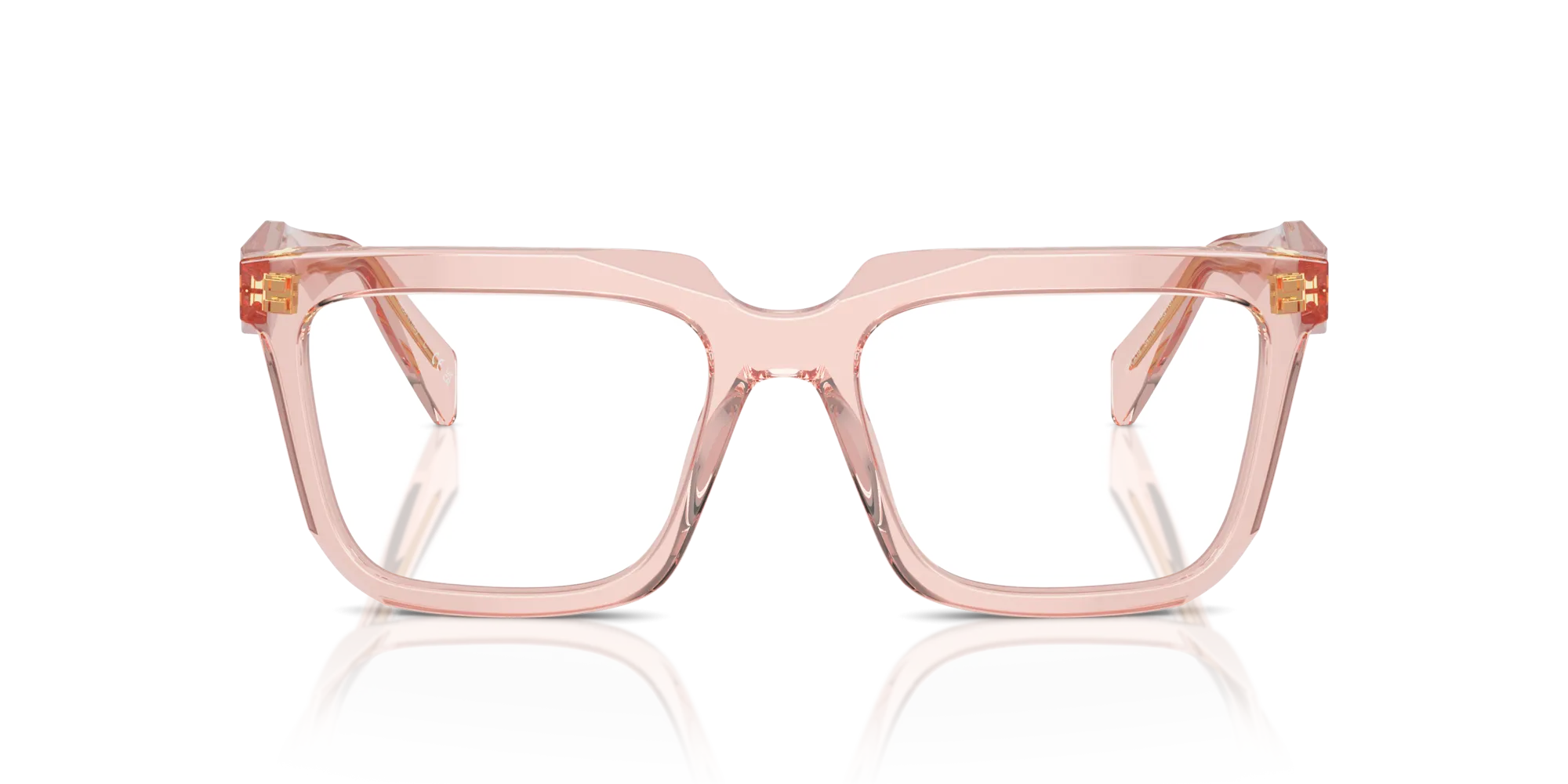 Prada PR A19V 19Q1O1 Montature da vista Acetato Rosa Squadrata Normale - immagine 3