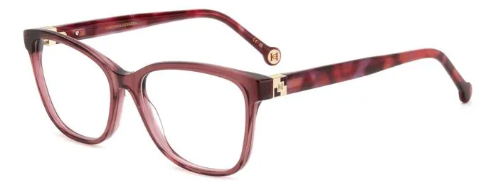 Carolina Herrera HER 0239 82U Montature da vista Acetato Bordeaux Squadrata - immagine 1