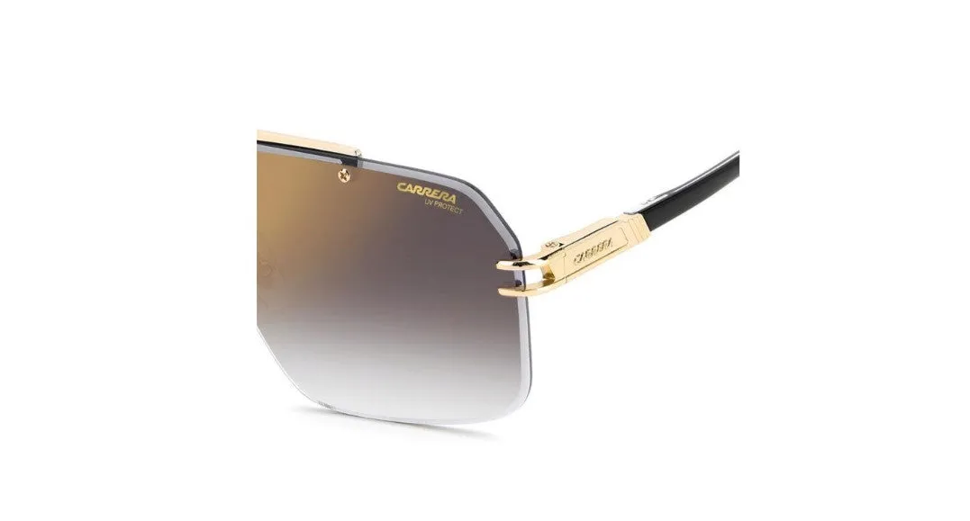Carrera CARRERA 1054/S RHL/FQ Occhiali da sole Metallo Oro Grigio/oro Squadrata Specchiate Sfumato - immagine 4