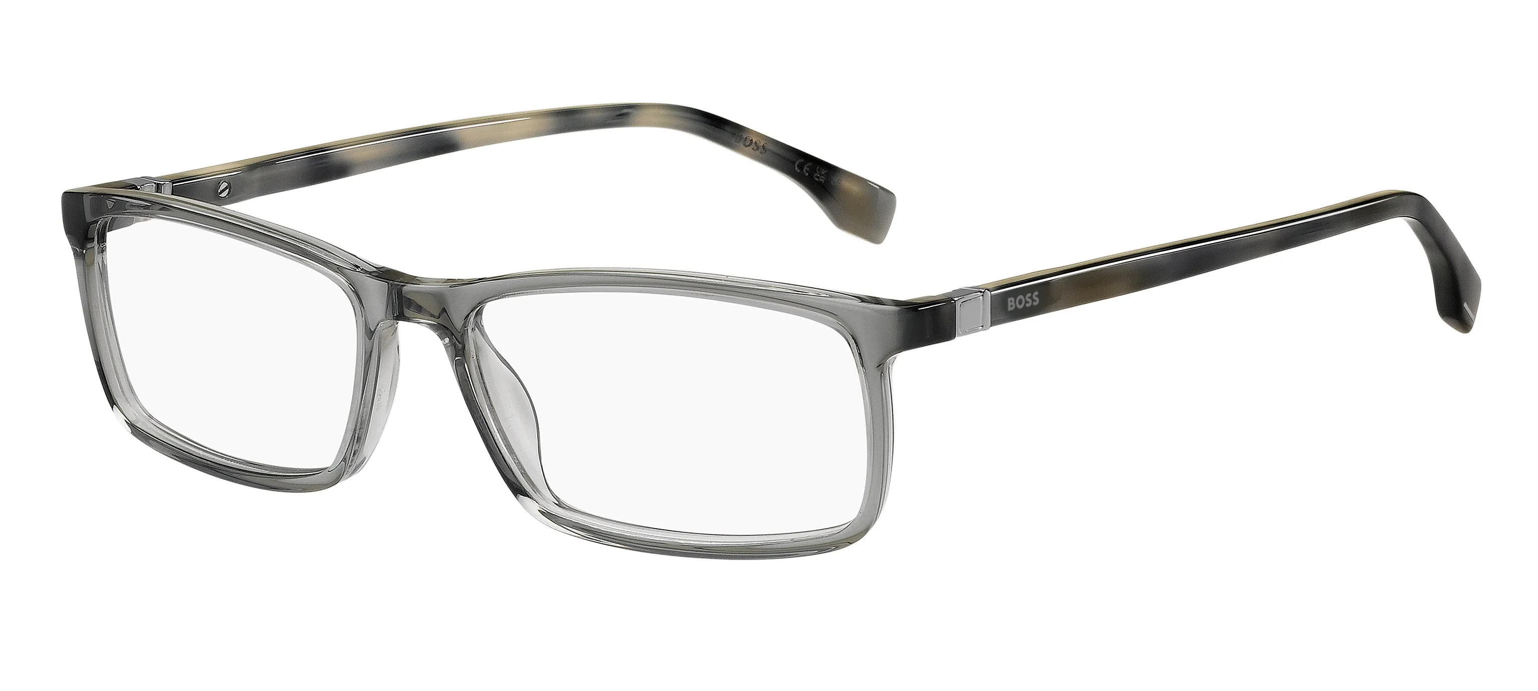 Hugo Boss BOSS 1493 XBO Montature da vista Acetato Grigio/Havana Squadrata - immagine 1